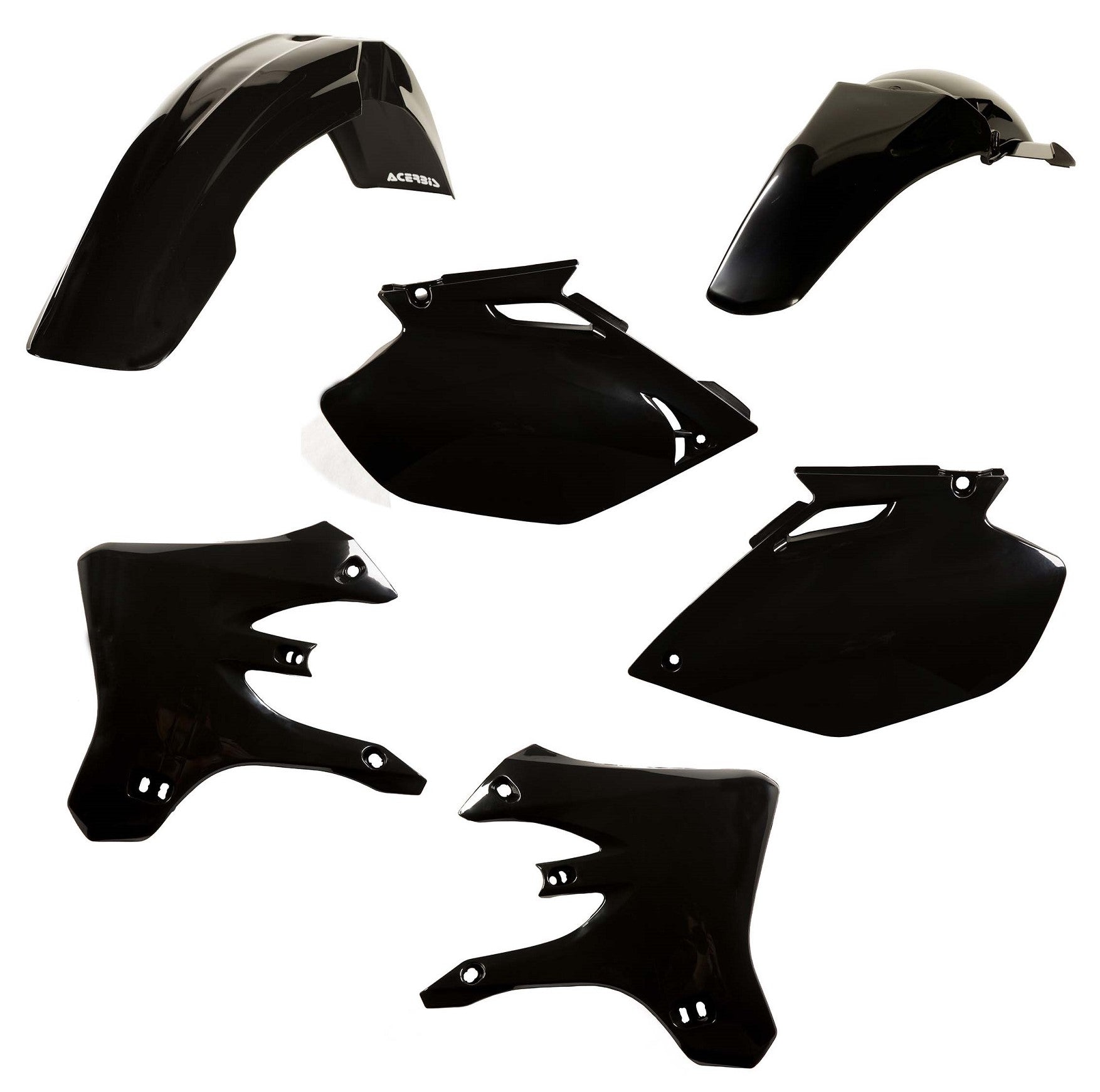 Acerbis Plastik Kit passend für Yamaha schwarz / 4tlg.
