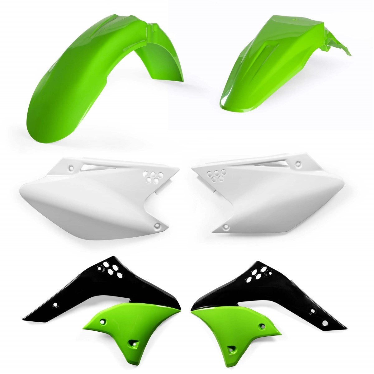 Acerbis Plastik Kit passend für Kawasaki OEM / 4tlg.