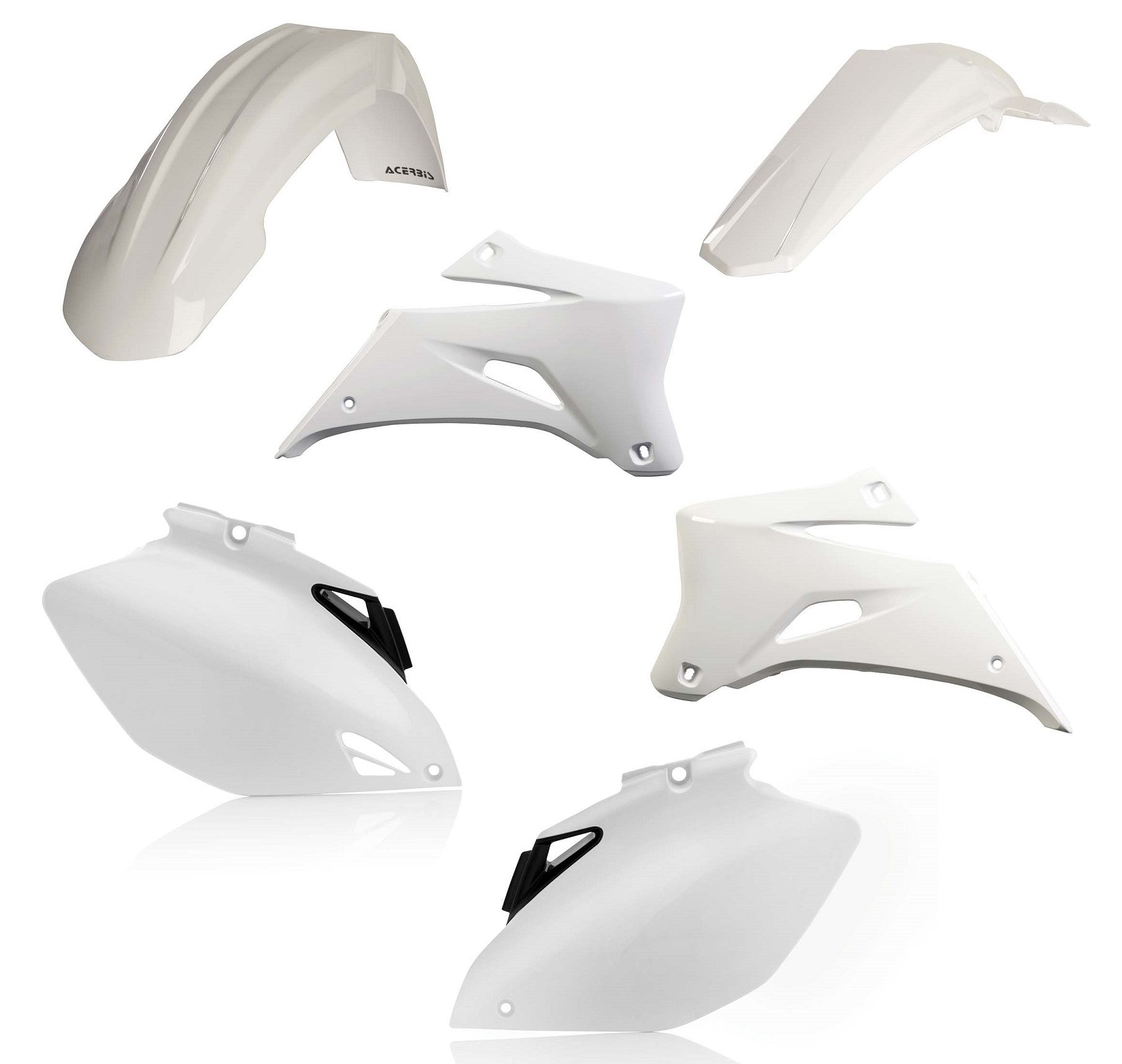 Acerbis Plastik Kit passend für Yamaha weiß / 4tlg.
