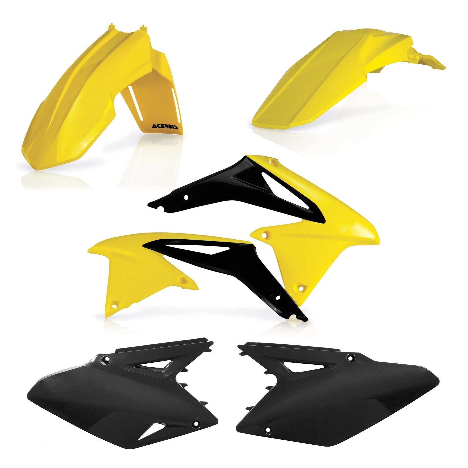Acerbis Plastik Kit passend für Suzuki OEM17 / 4tlg.