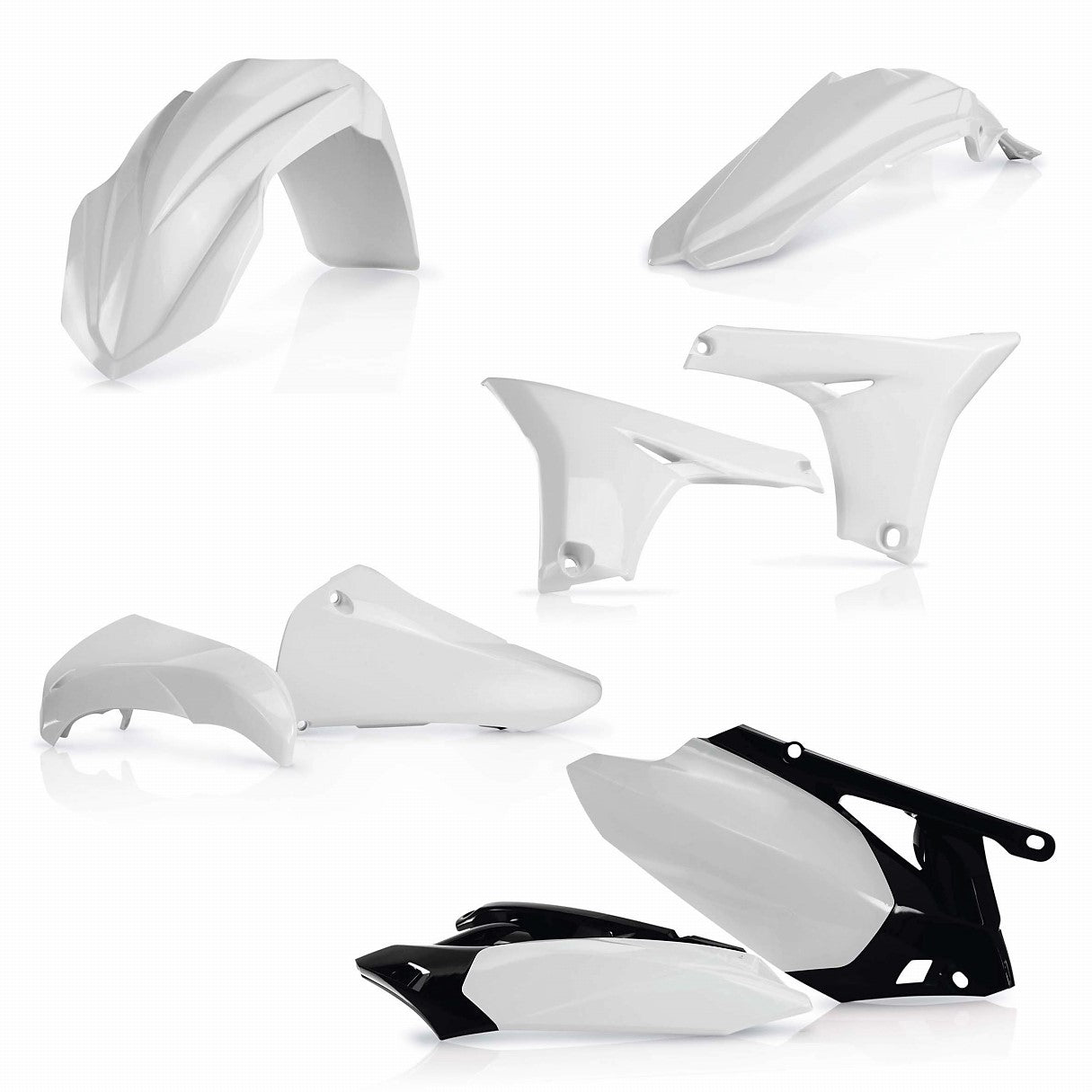 Acerbis Plastik Kit passend für Yamaha weiß / 5tlg.