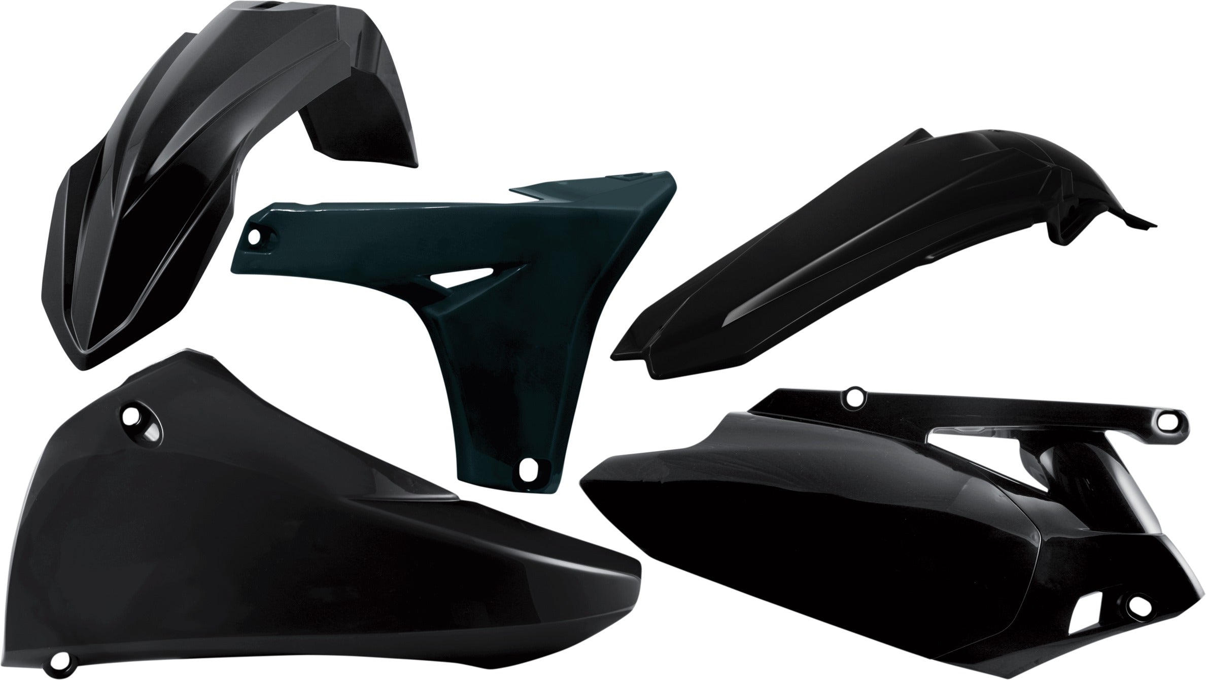 Acerbis Plastik Kit passend für Yamaha schwarz / 5tlg.