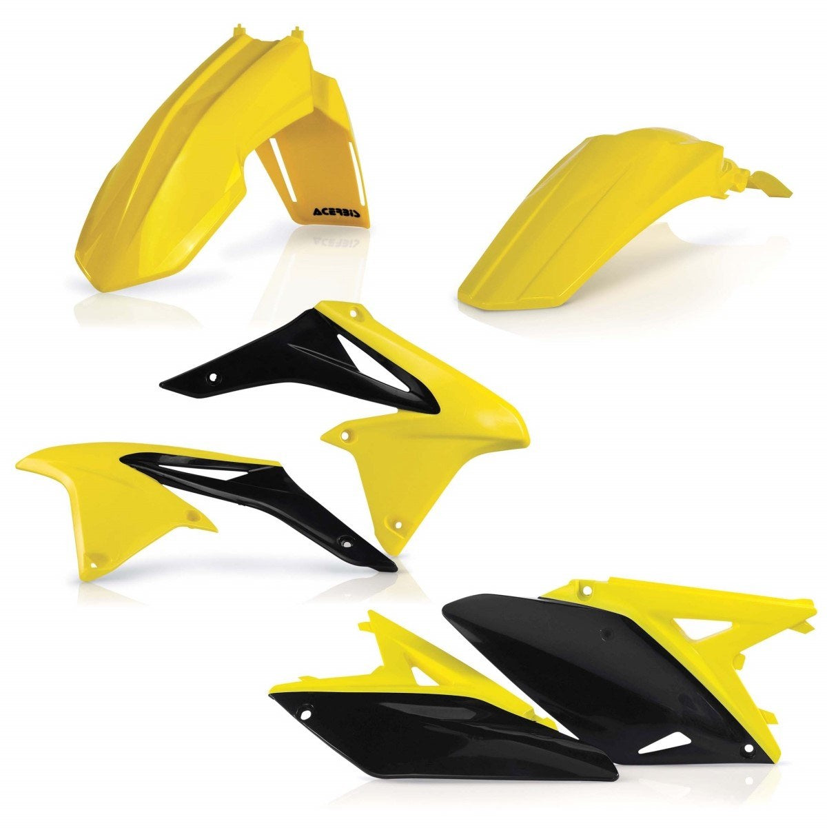 Acerbis Plastik Kit passend für Suzuki OEM17 / 4tlg.