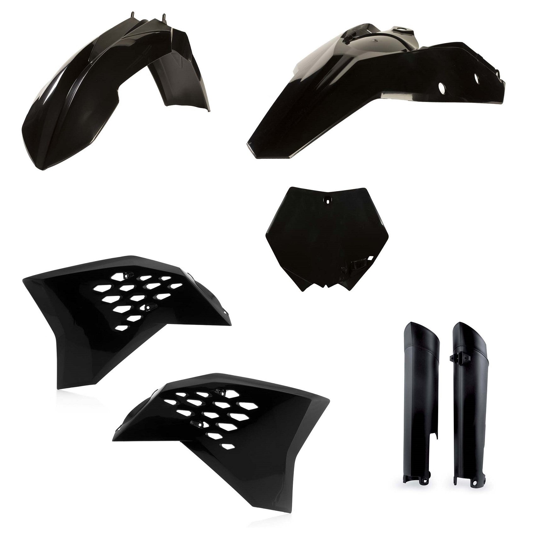 Acerbis Plastik Full Kit passend für KTM schwarz / 5tlg.