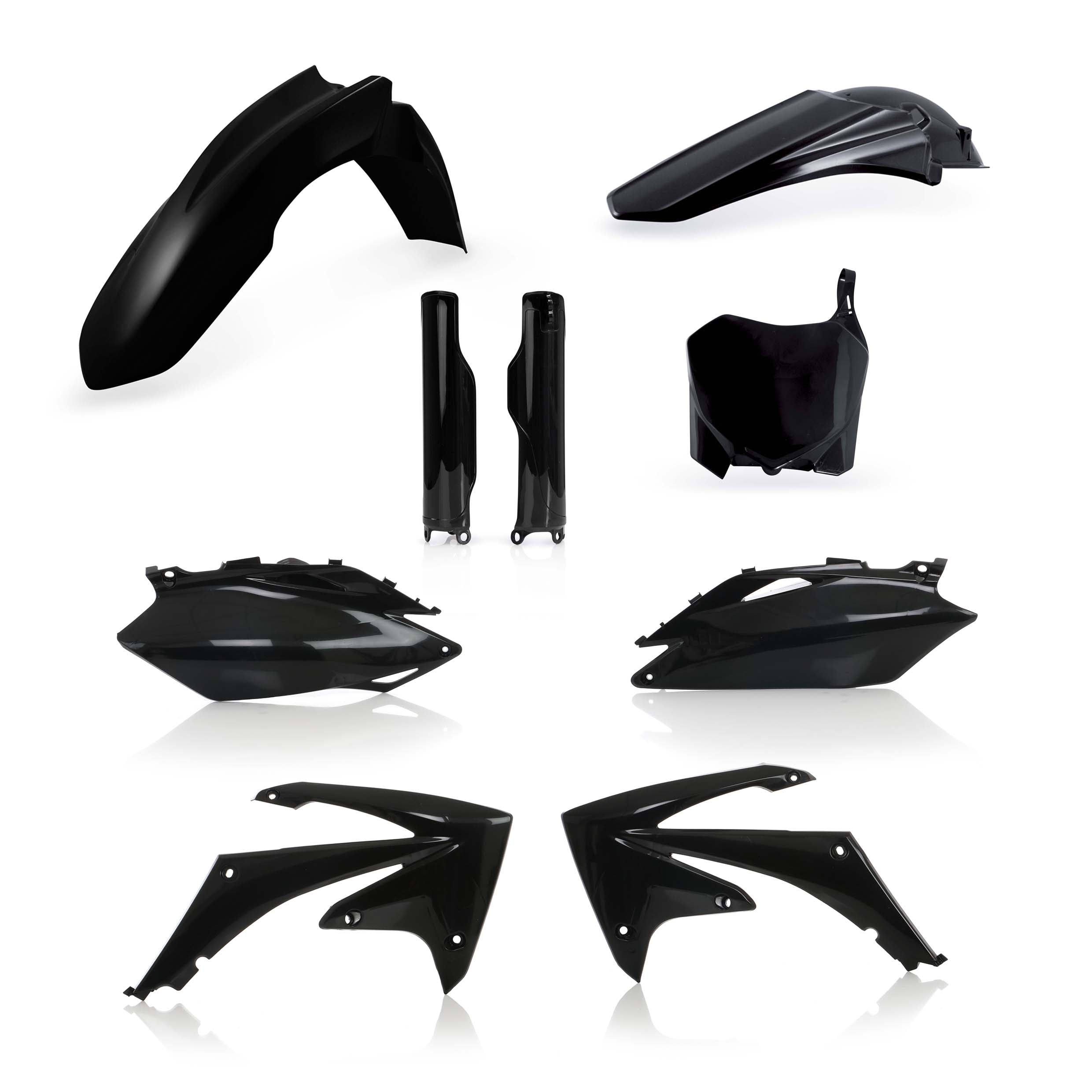 Acerbis Plastik Full Kit passend für Honda schwarz / 6tlg.