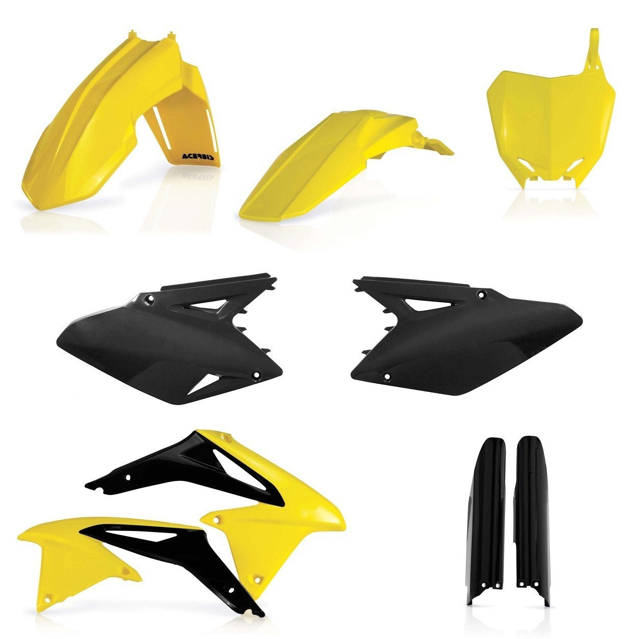 Acerbis Plastik Full Kit passend für Suzuki OEM17 / 6tlg.