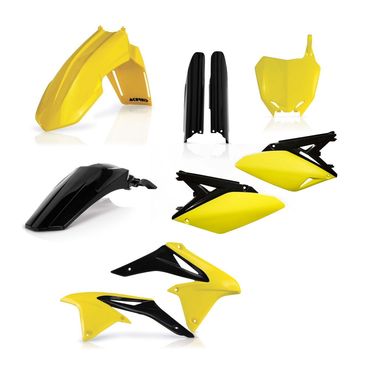 Acerbis Plastik Full Kit passend für Suzuki OEM14 / 6tlg.