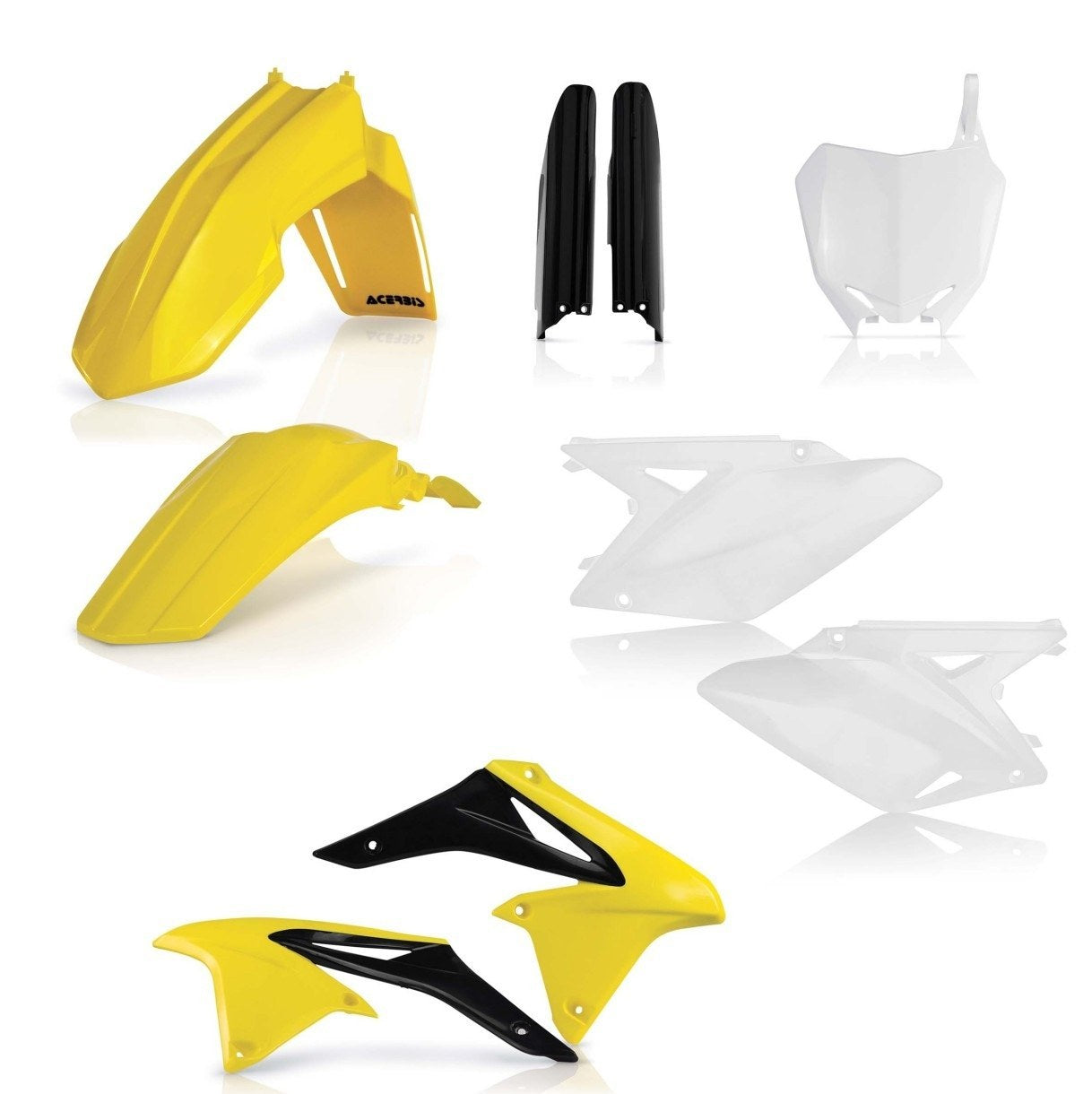 Acerbis Plastik Full Kit passend für Suzuki OEM18 / 6tlg.
