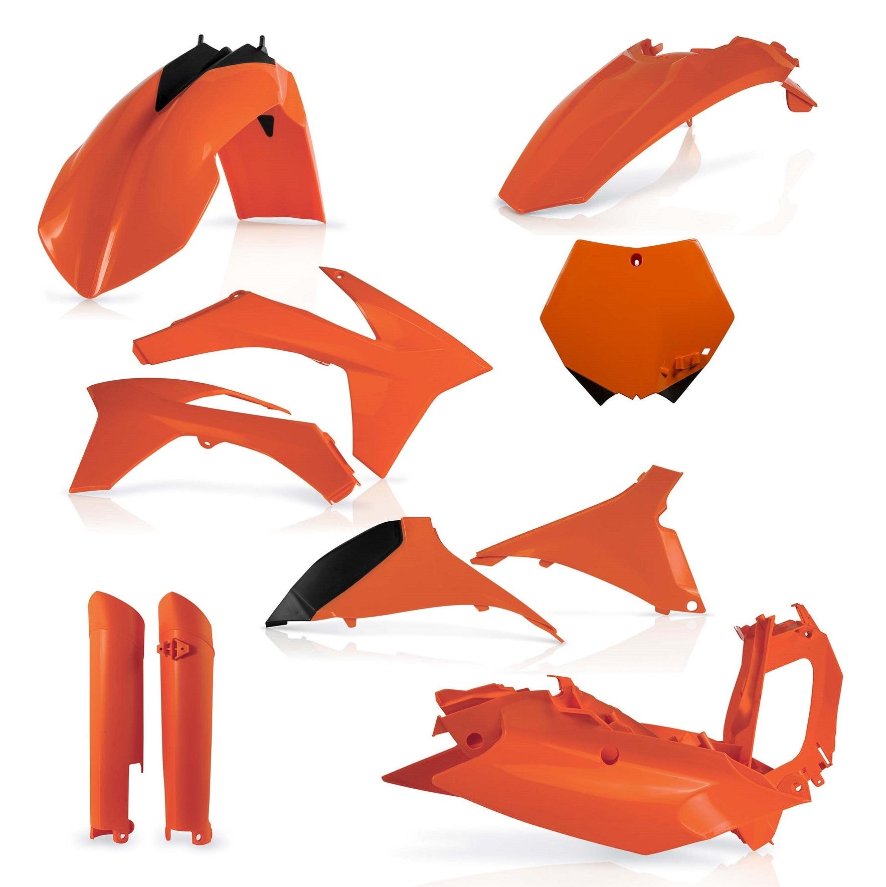 Acerbis Plastik Full Kit passend für KTM orange  / 7tlg.