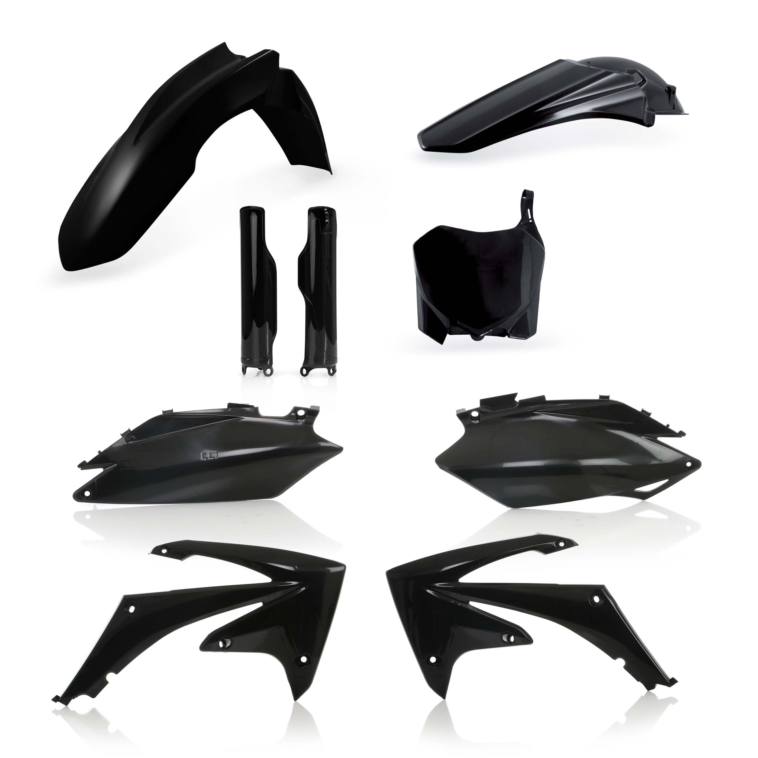Acerbis Plastik Full Kit passend für Honda schwarz / 6tlg.