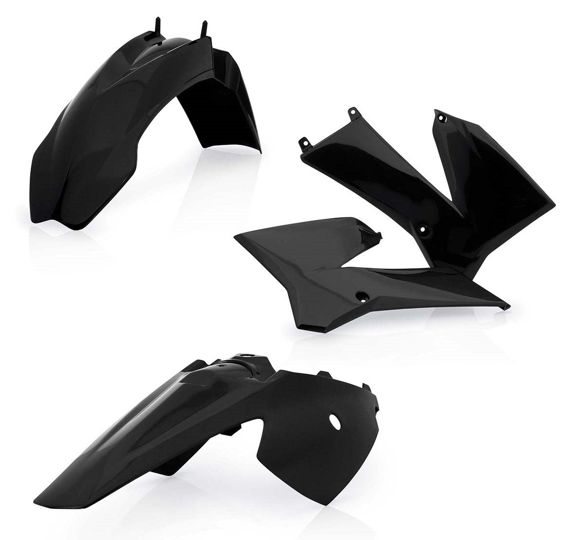 Acerbis Plastik Kit passend für KTM schwarz / 3tlg.