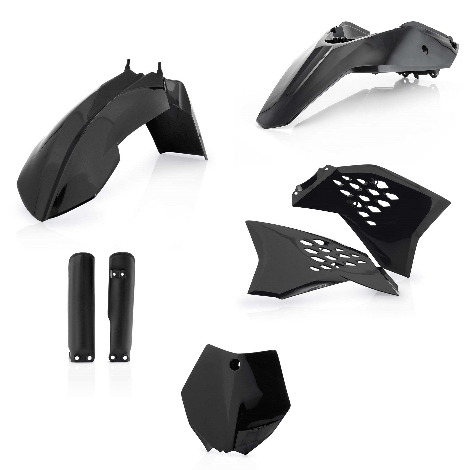 Acerbis Plastik Full Kit passend für KTM schwarz / 5tlg.