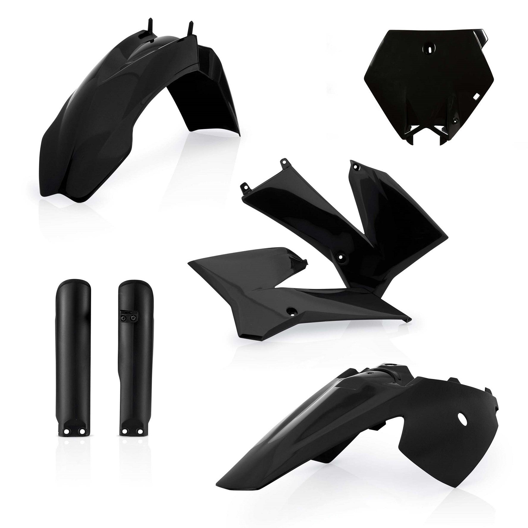 Acerbis Plastik Full Kit passend für KTM schwarz / 5tlg.