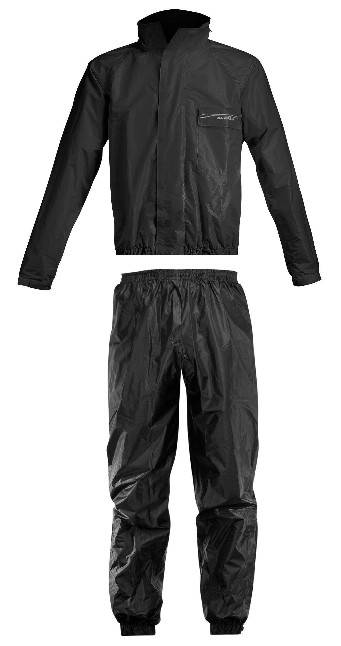 Acerbis Regenanzug Rain Suit Logo schwarz