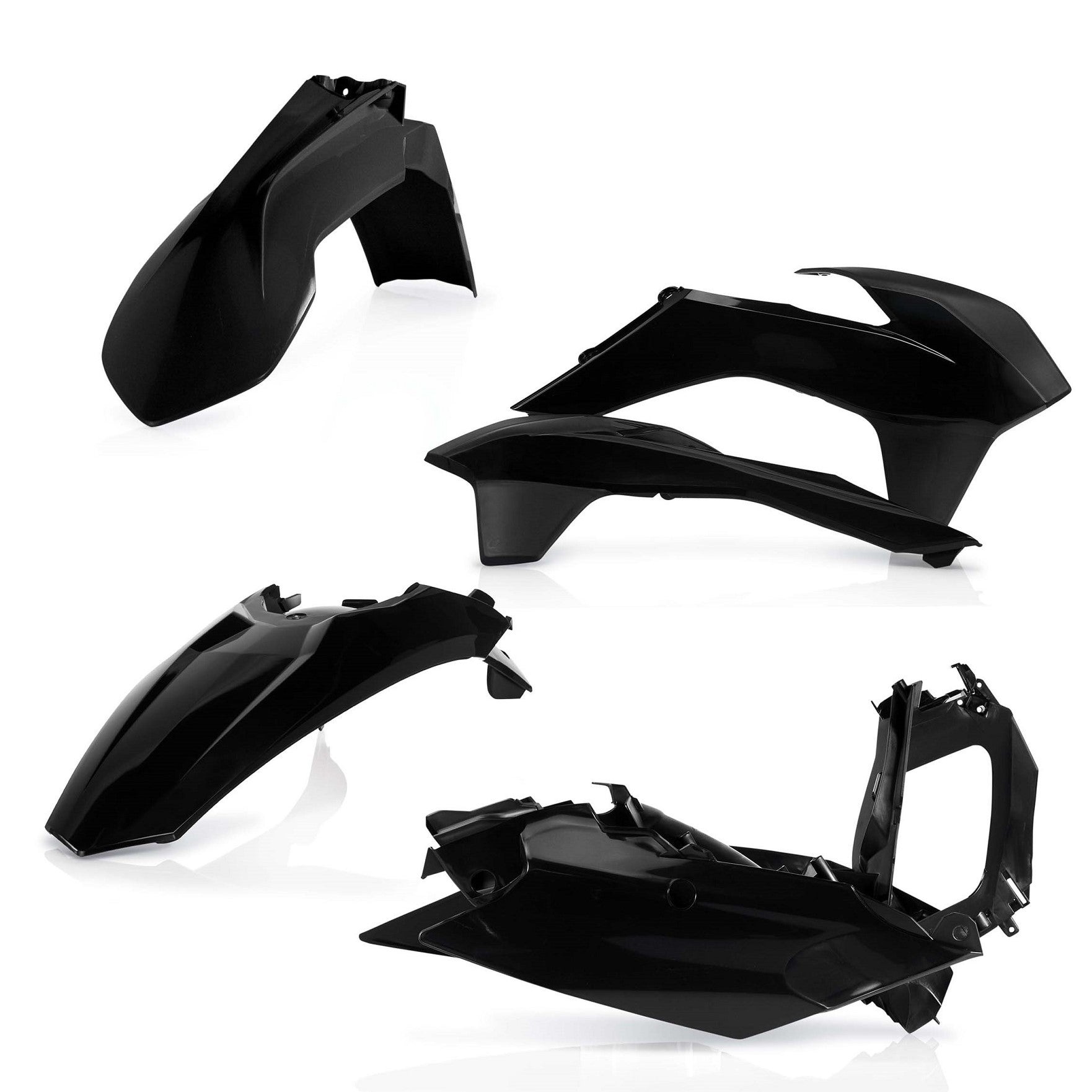 Acerbis Plastik Kit passend für KTM schwarz / 4tlg.