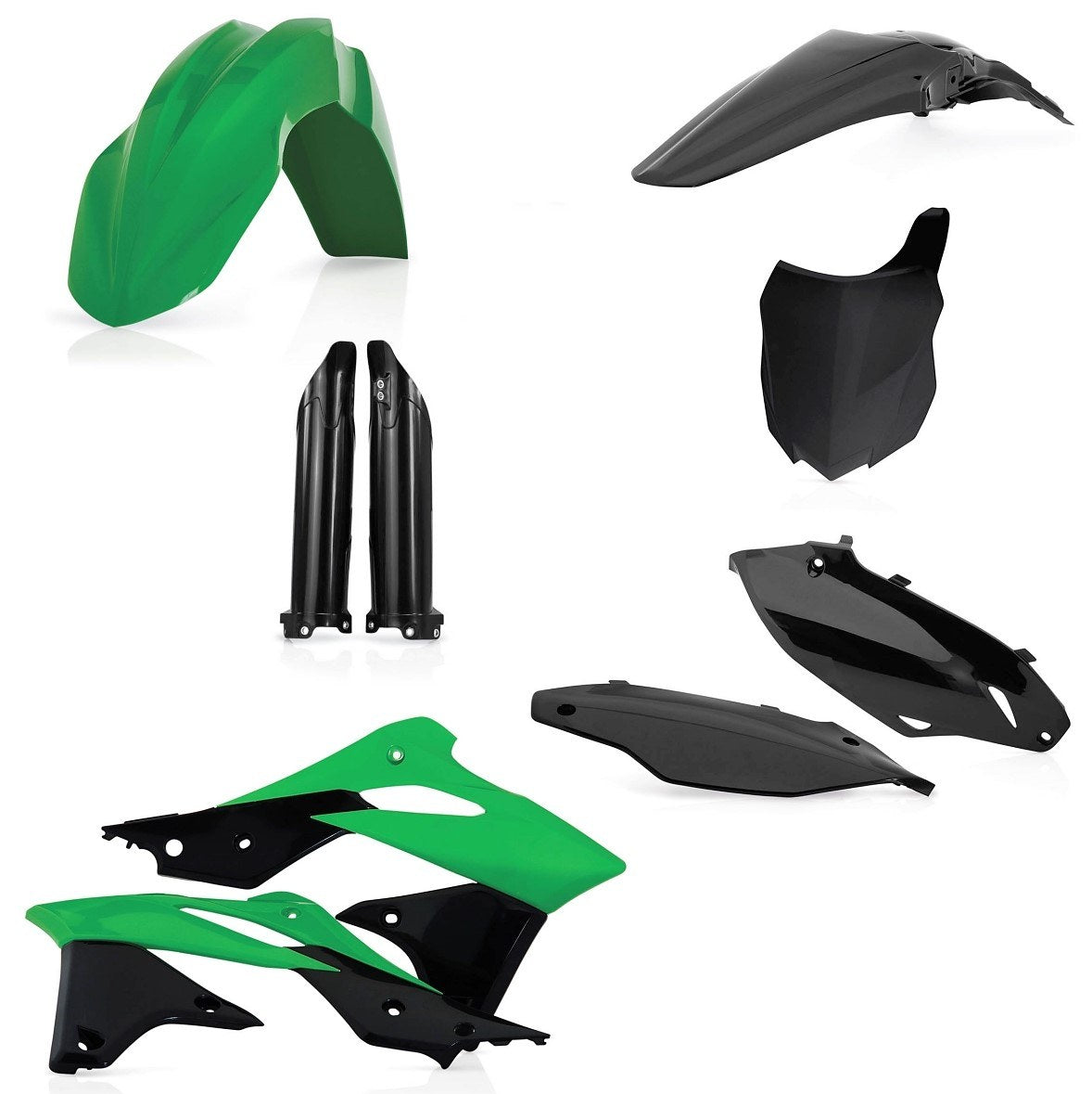 Acerbis Plastik Full Kit passend für Kawasaki OEM13 / 6tlg.