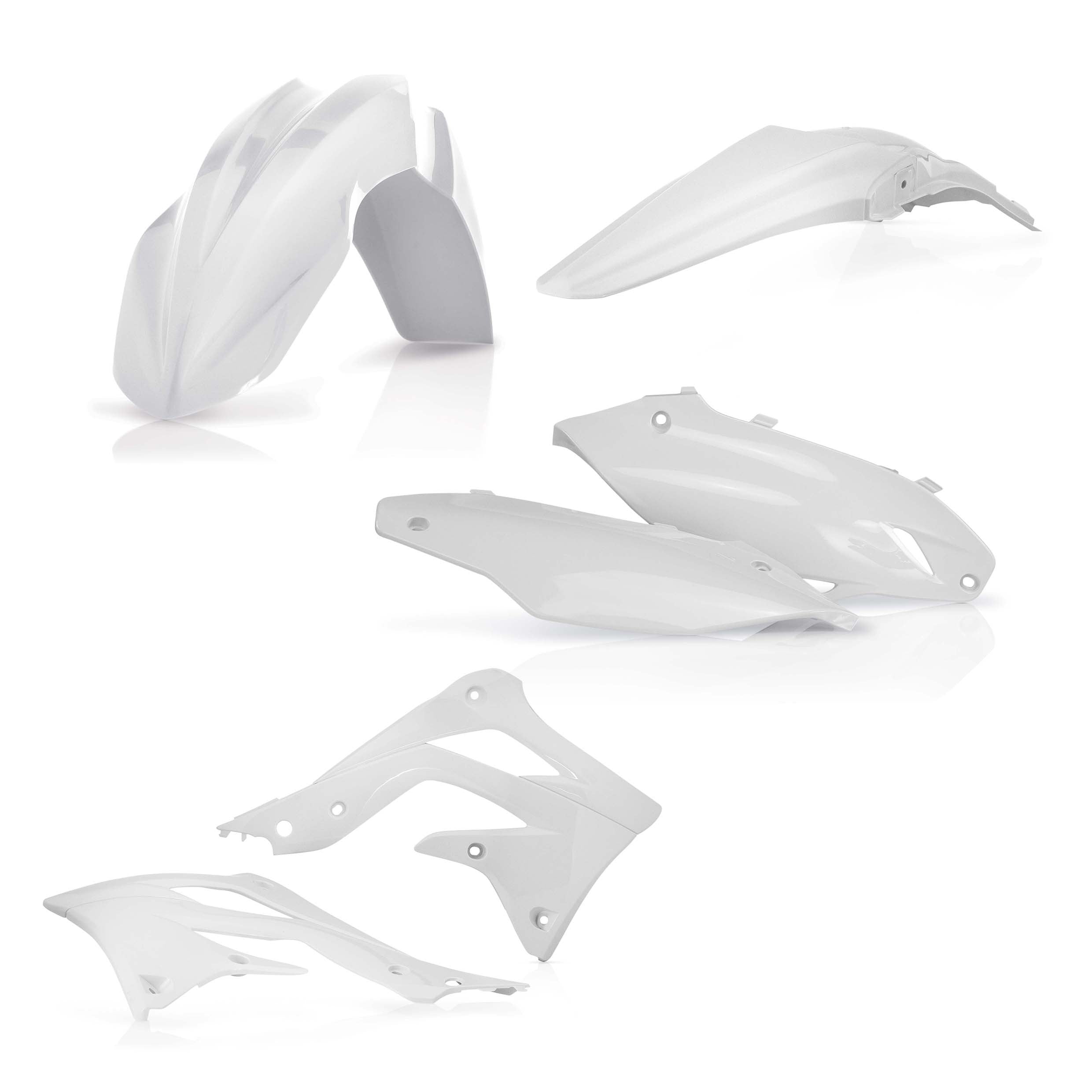 Acerbis Plastik Kit passend für Kawasaki weiß / 4tlg.