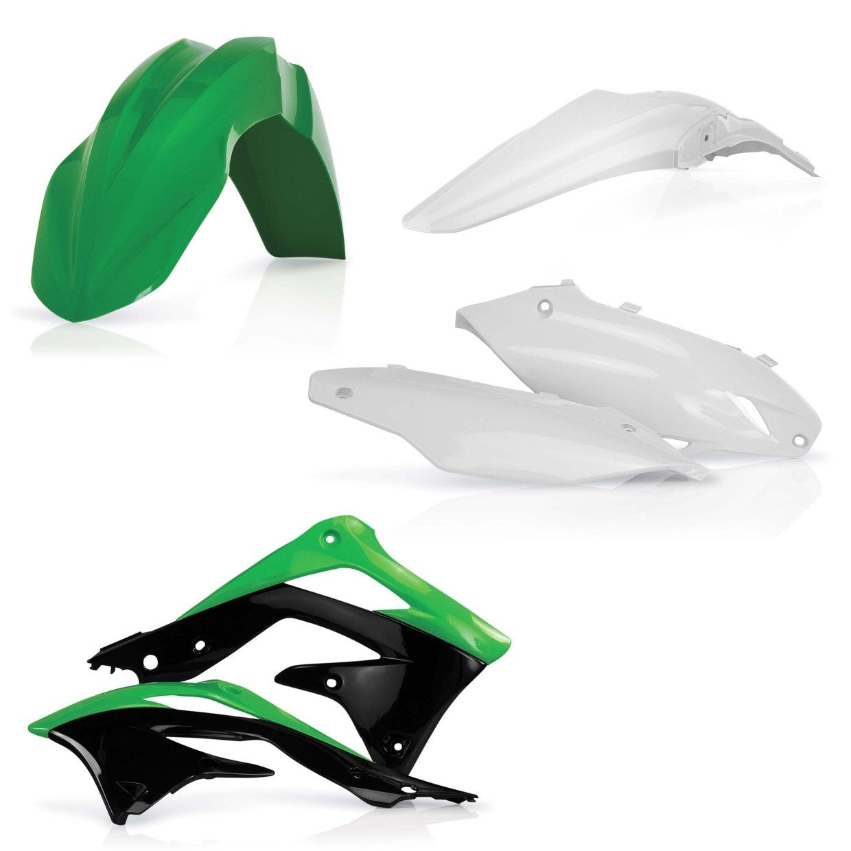 Acerbis Plastik Kit passend für Kawasaki OEM / 4tlg.