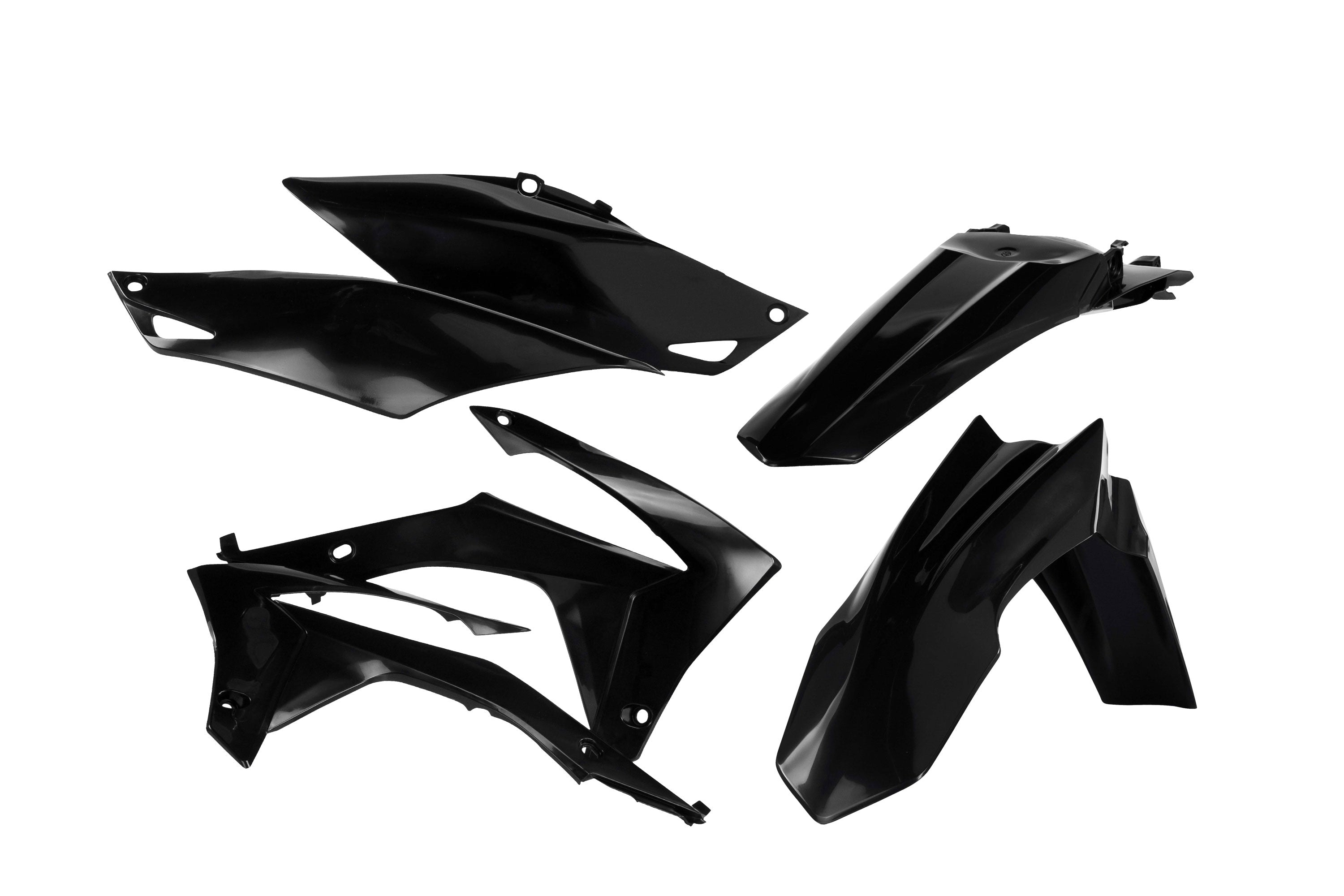Acerbis Plastik Kit passend für Honda schwarz / 4tlg.
