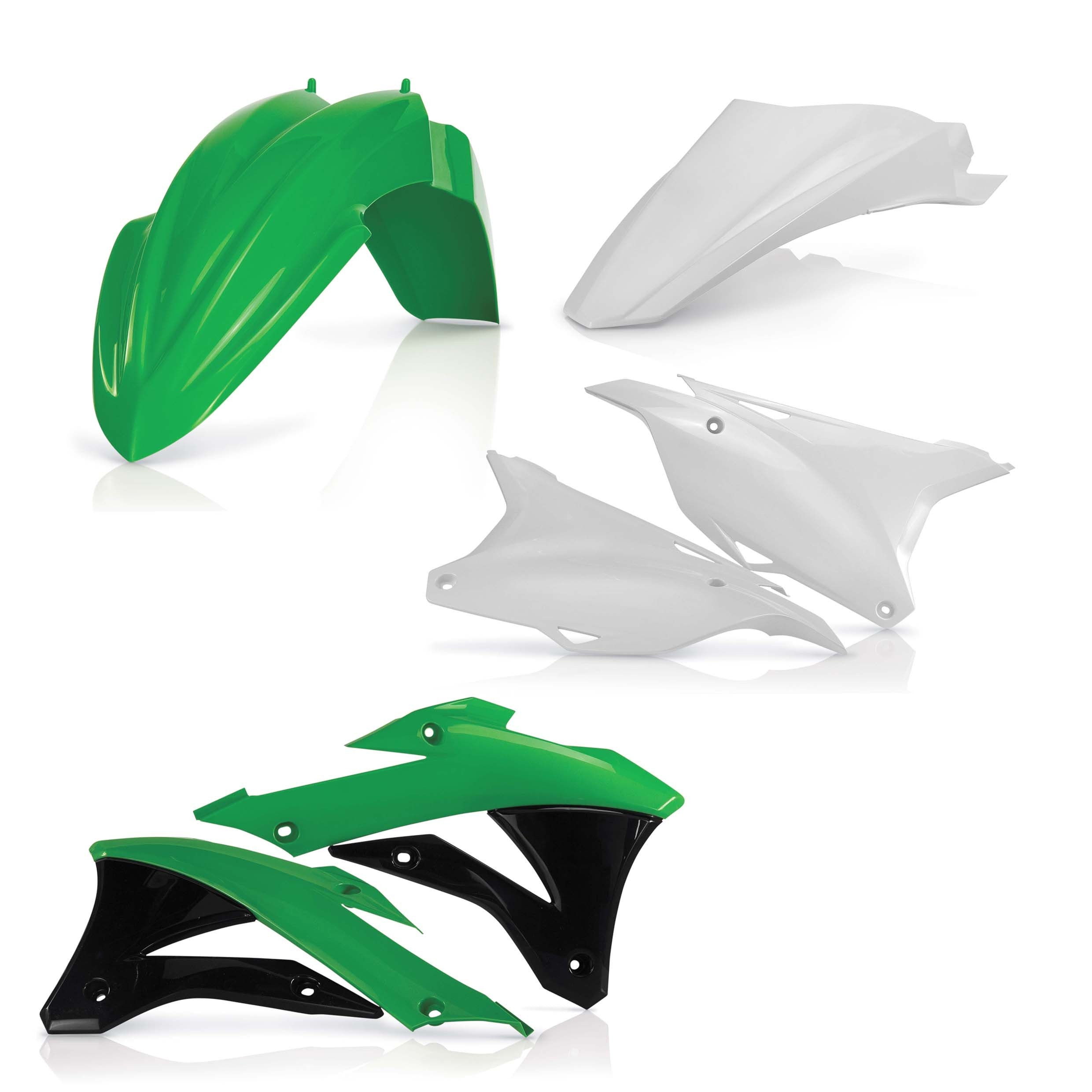 Acerbis Plastik Kit passend für Kawasaki OEM14 / 4tlg.