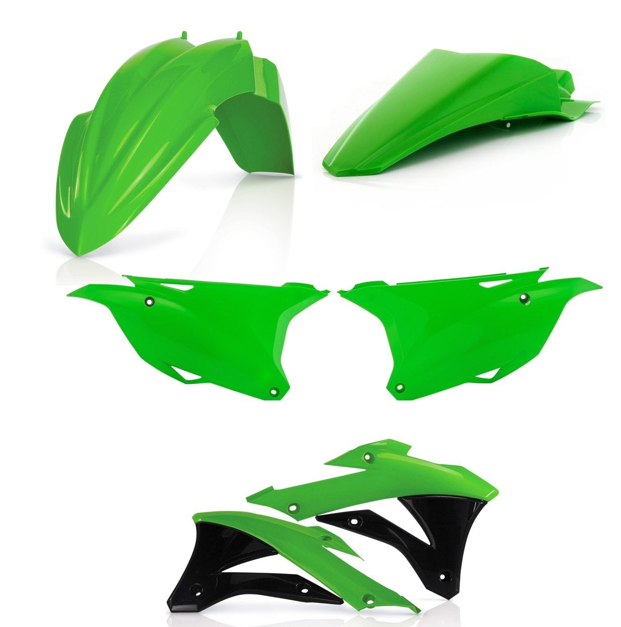 Acerbis Plastik Kit passend für Kawasaki OEM20 / 4tlg.