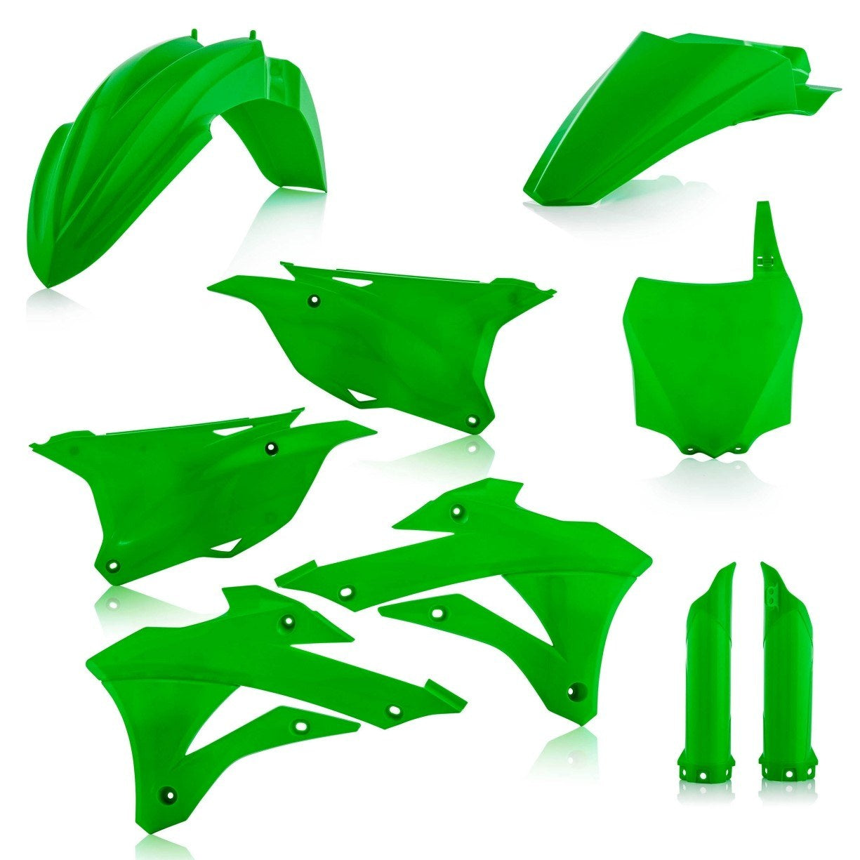 Acerbis Plastik Full Kit passend für Kawasaki grün / 6tlg.