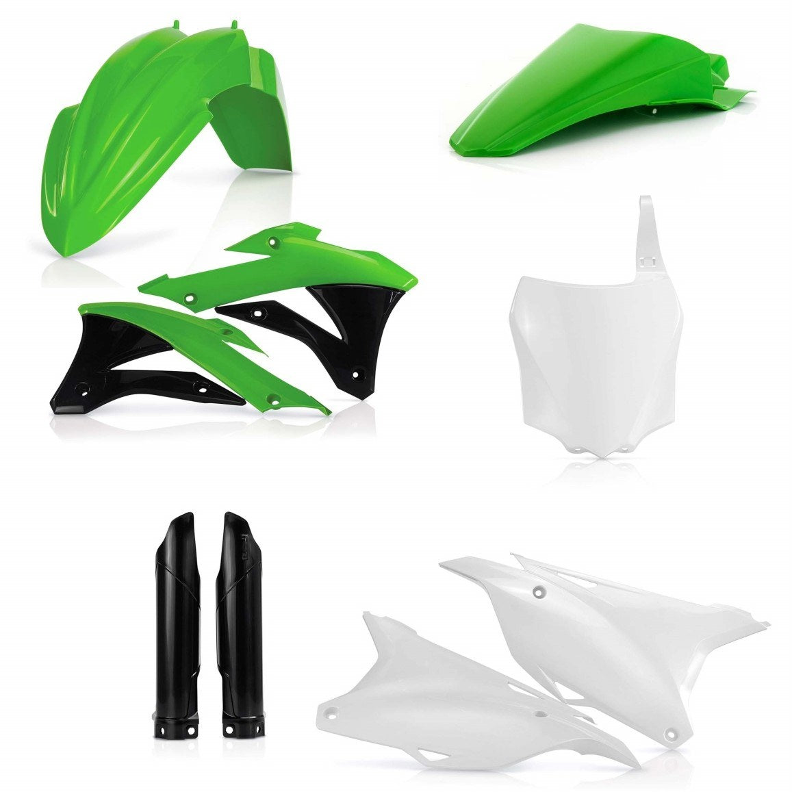 Acerbis Plastik Full Kit passend für Kawasaki OEM16 / 6tlg.