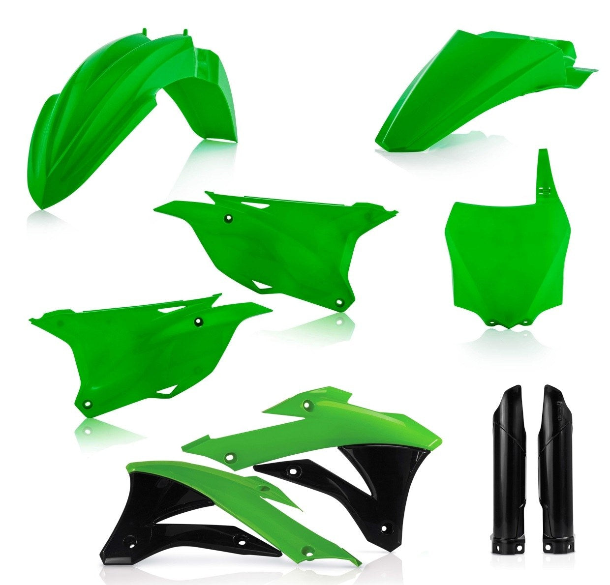 Acerbis Plastik Full Kit passend für Kawasaki OEM20 / 6tlg.