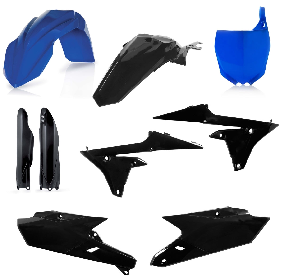Acerbis Plastik Full Kit passend für Yamaha schwarz-blau / 6tlg.