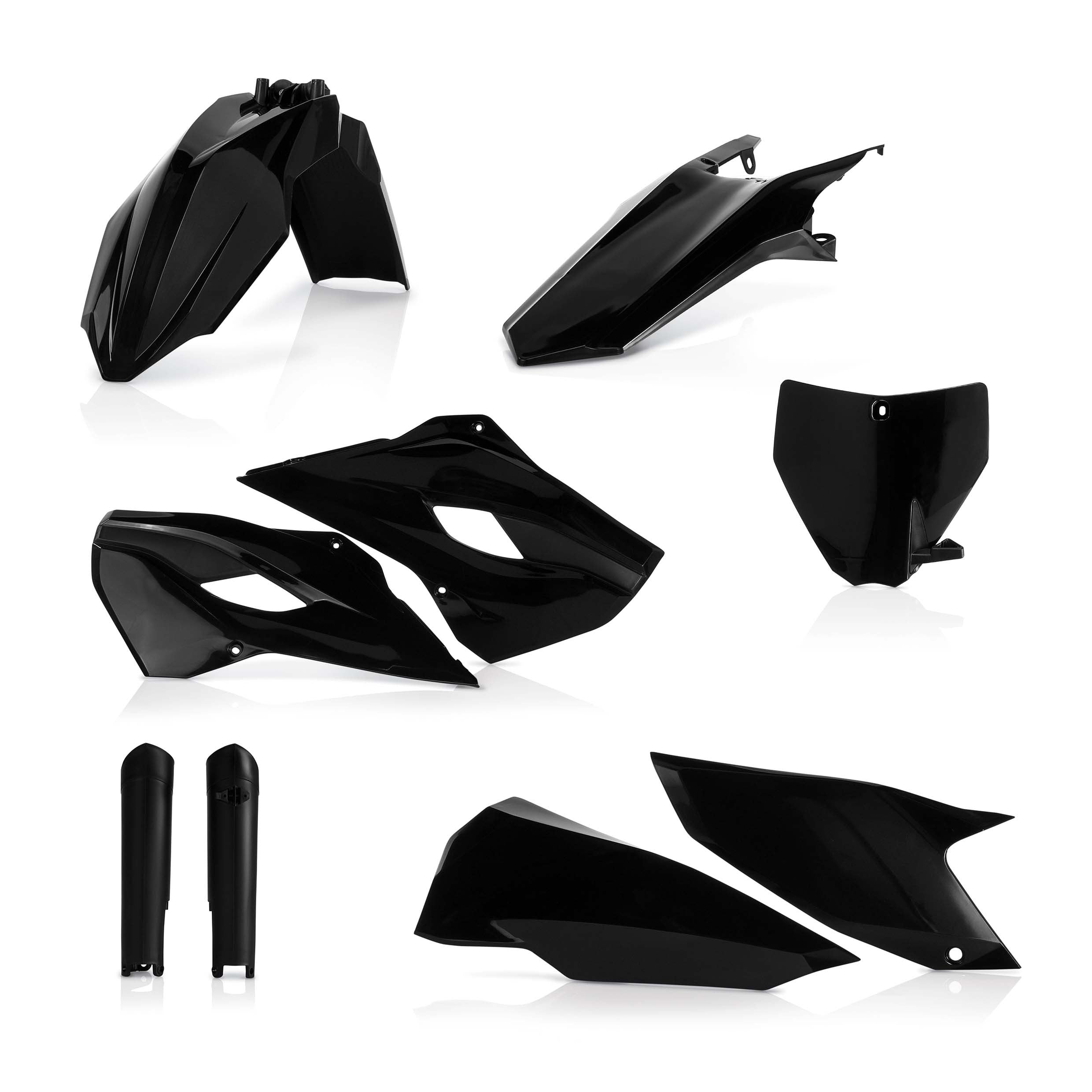 Acerbis Plastik Full Kit passend für Husqvarna schwarz / 6tlg.