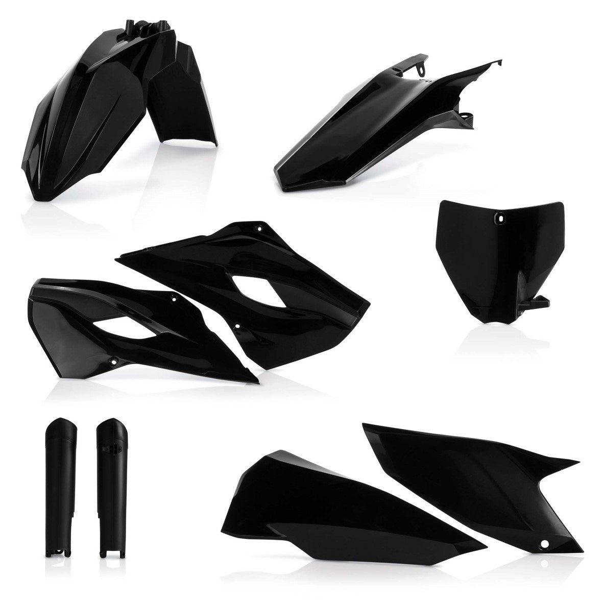 Acerbis Plastik Full Kit passend für Husqvarna schwarz / 6tlg.