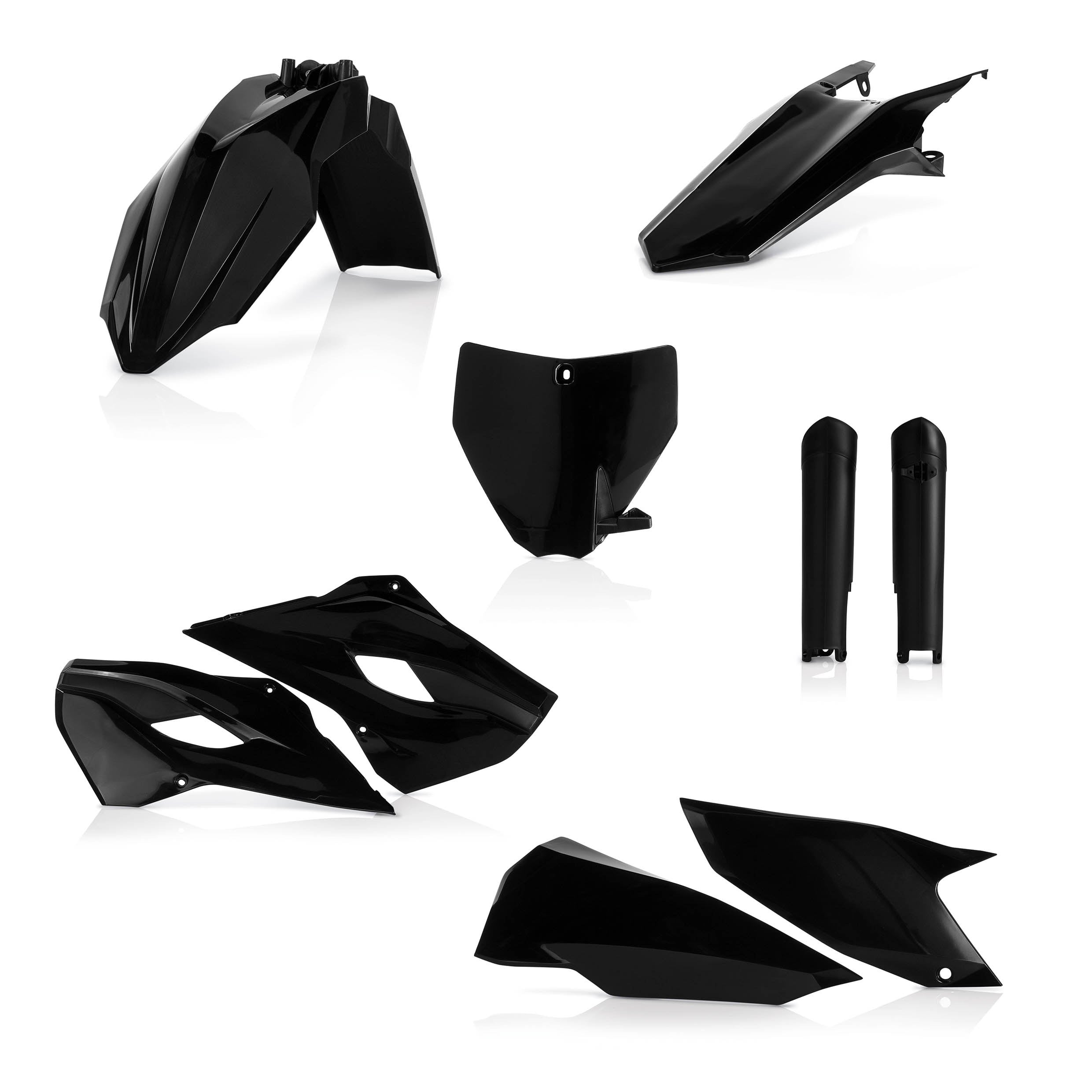 Acerbis Plastik Full Kit passend für Husqvarna schwarz / 6tlg.