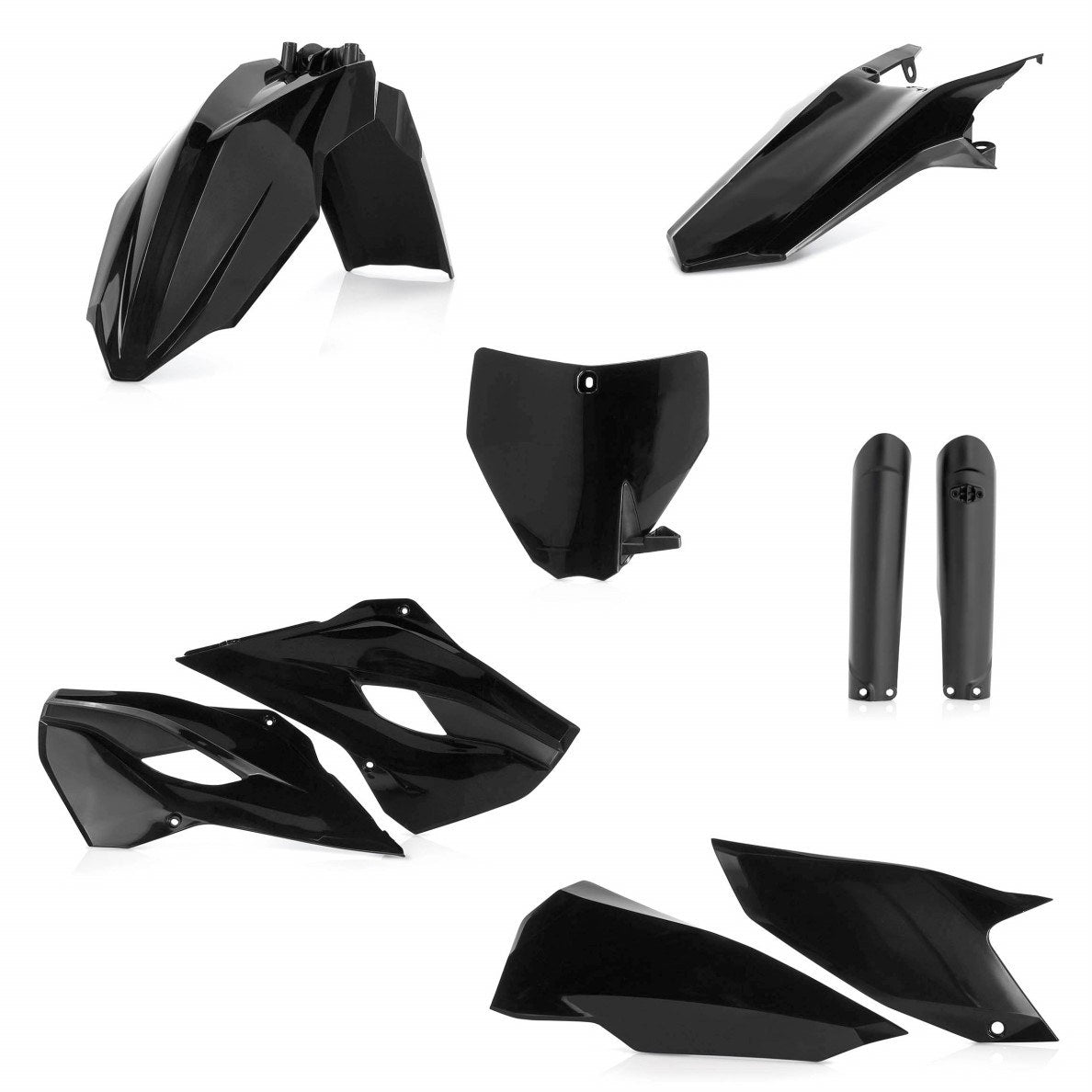 Acerbis Plastik Full Kit passend für Husqvarna schwarz / 6tlg.