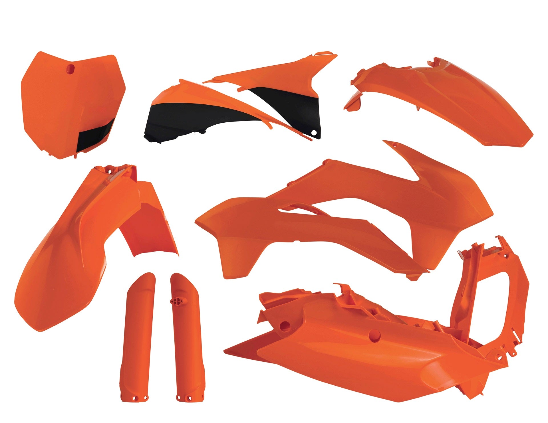 Acerbis Plastik Full Kit passend für KTM orange  / 7tlg.