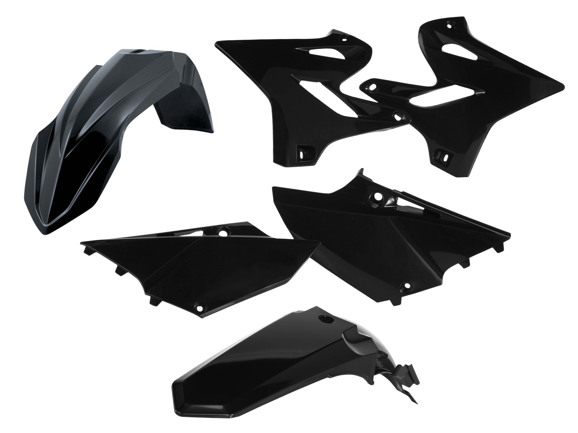 Acerbis Plastik Kit passend für Yamaha schwarz / 4tlg.