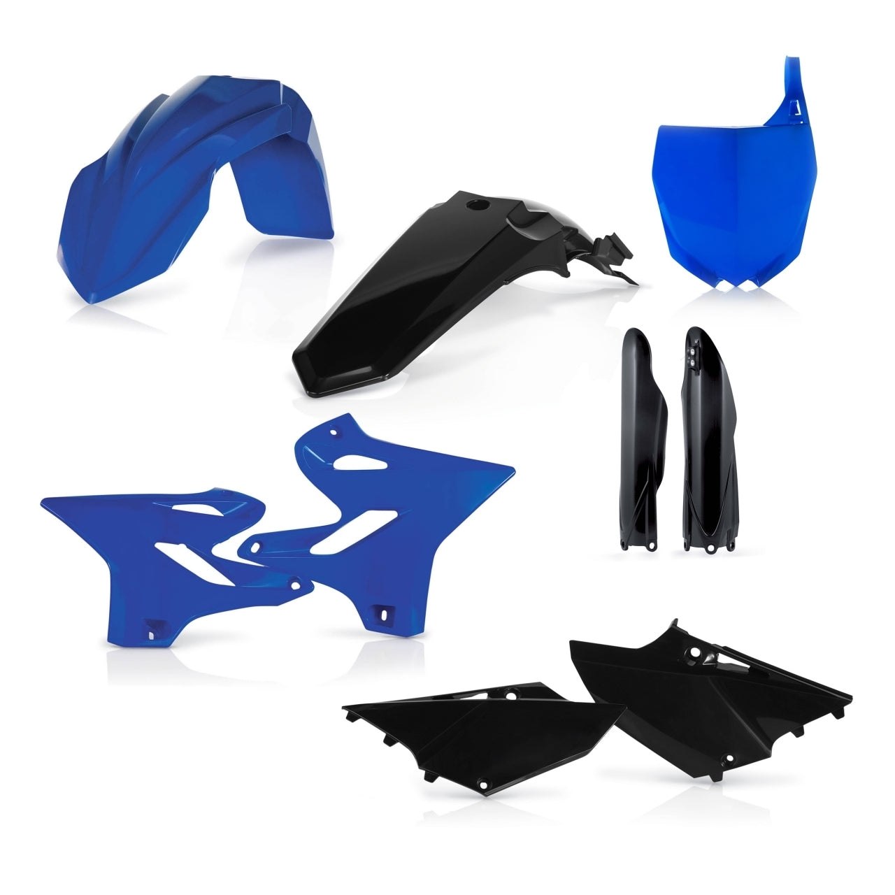 Acerbis Plastik Full Kit passend für Yamaha schwarz-blau / 6tlg.
