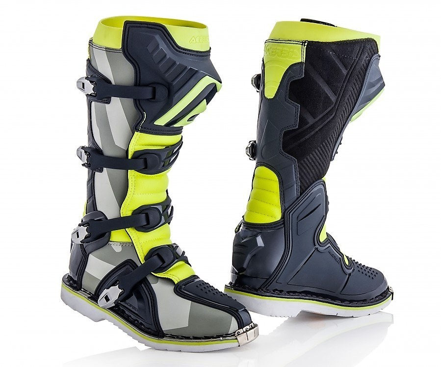 SALE% - Acerbis Stiefel X-PRO V grau-gelb-fluo