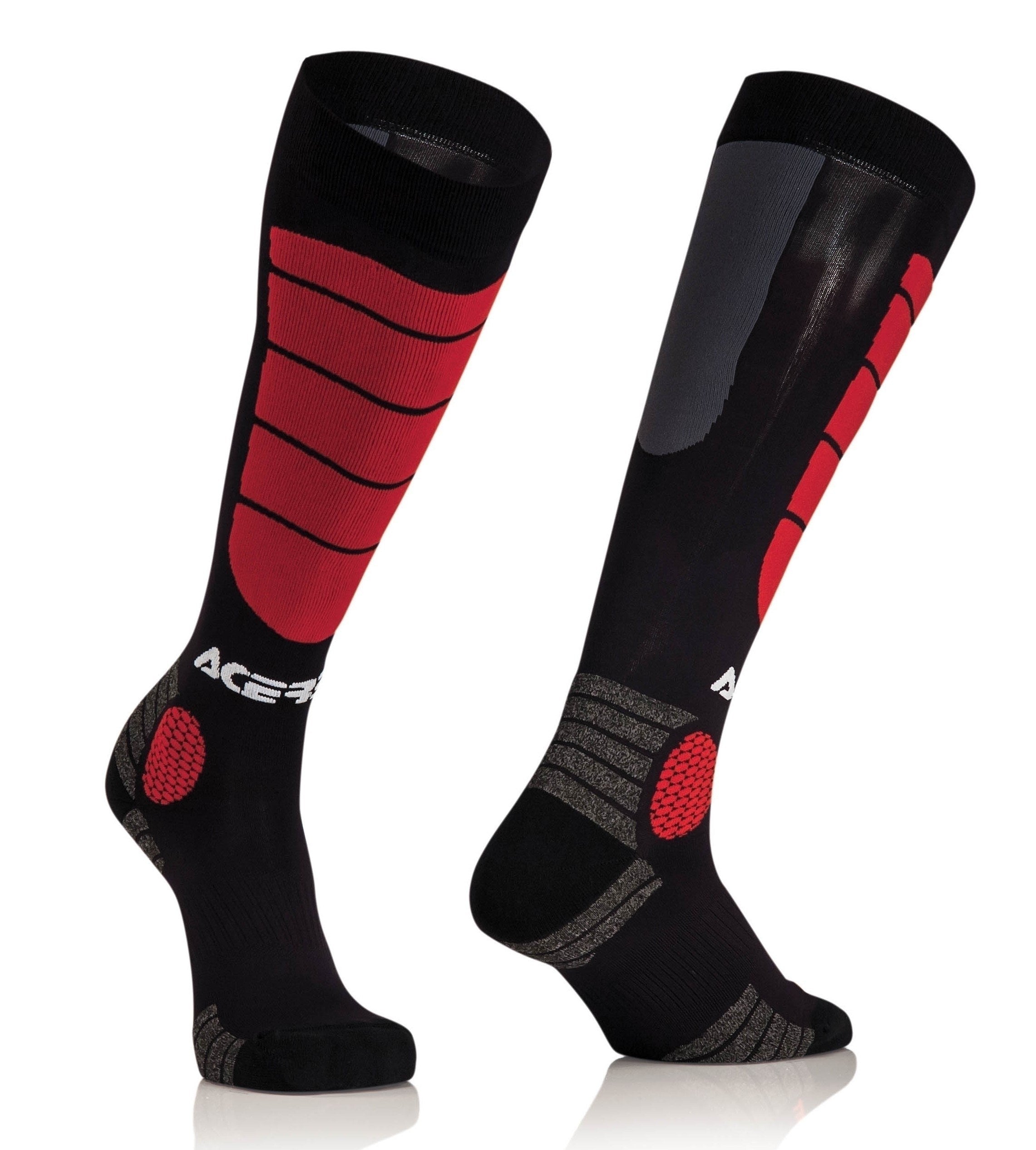 Acerbis Strumpf MX Impact Junior schwarz-rot