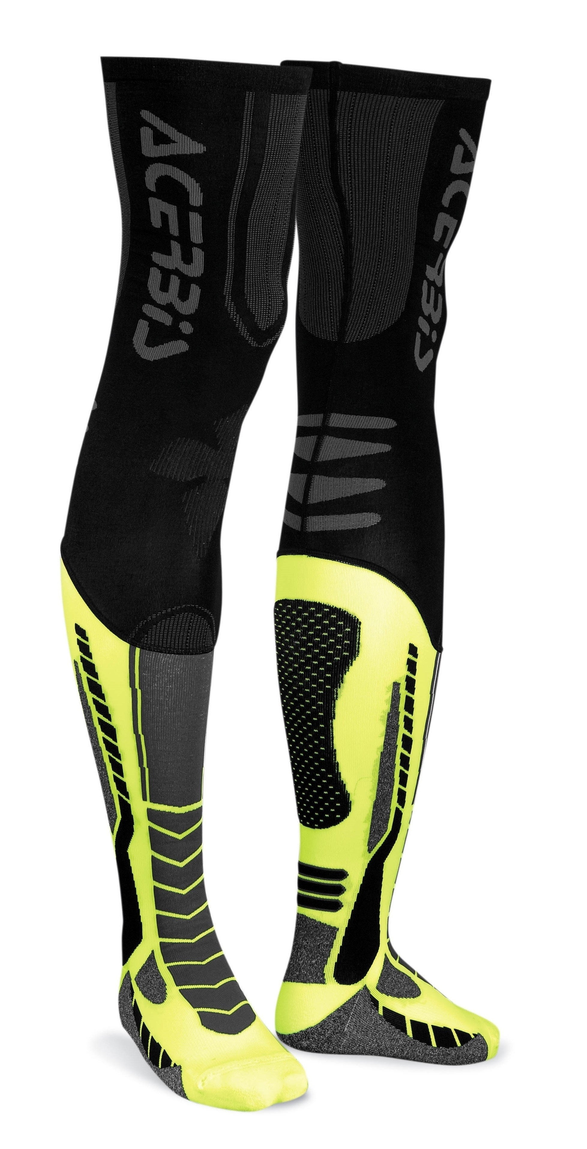 Acerbis Strumpf X-Leg Pro schwarz-gelb-fluo