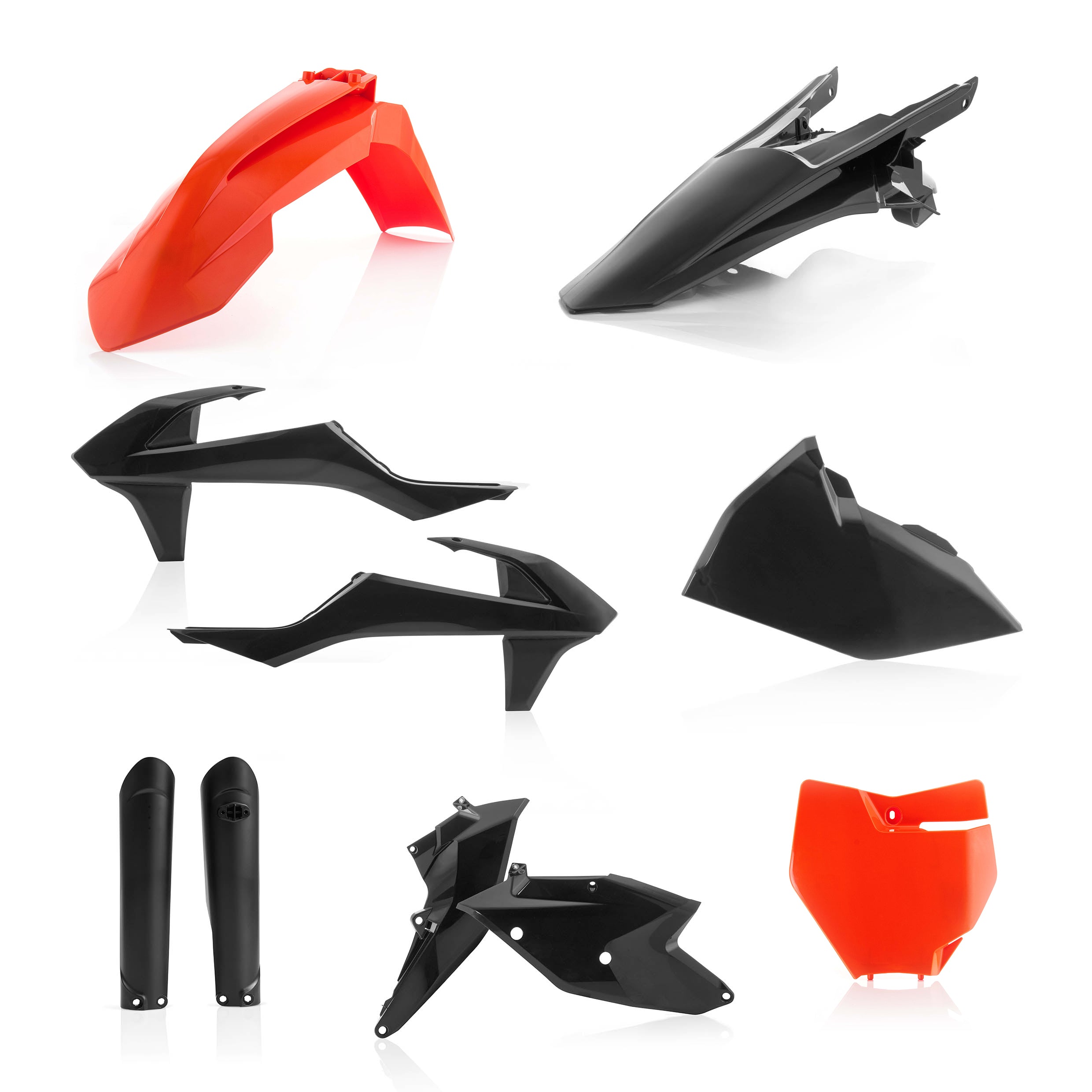 Acerbis Plastik Full Kit passend für KTM schwarz-orange16 / 7tlg.