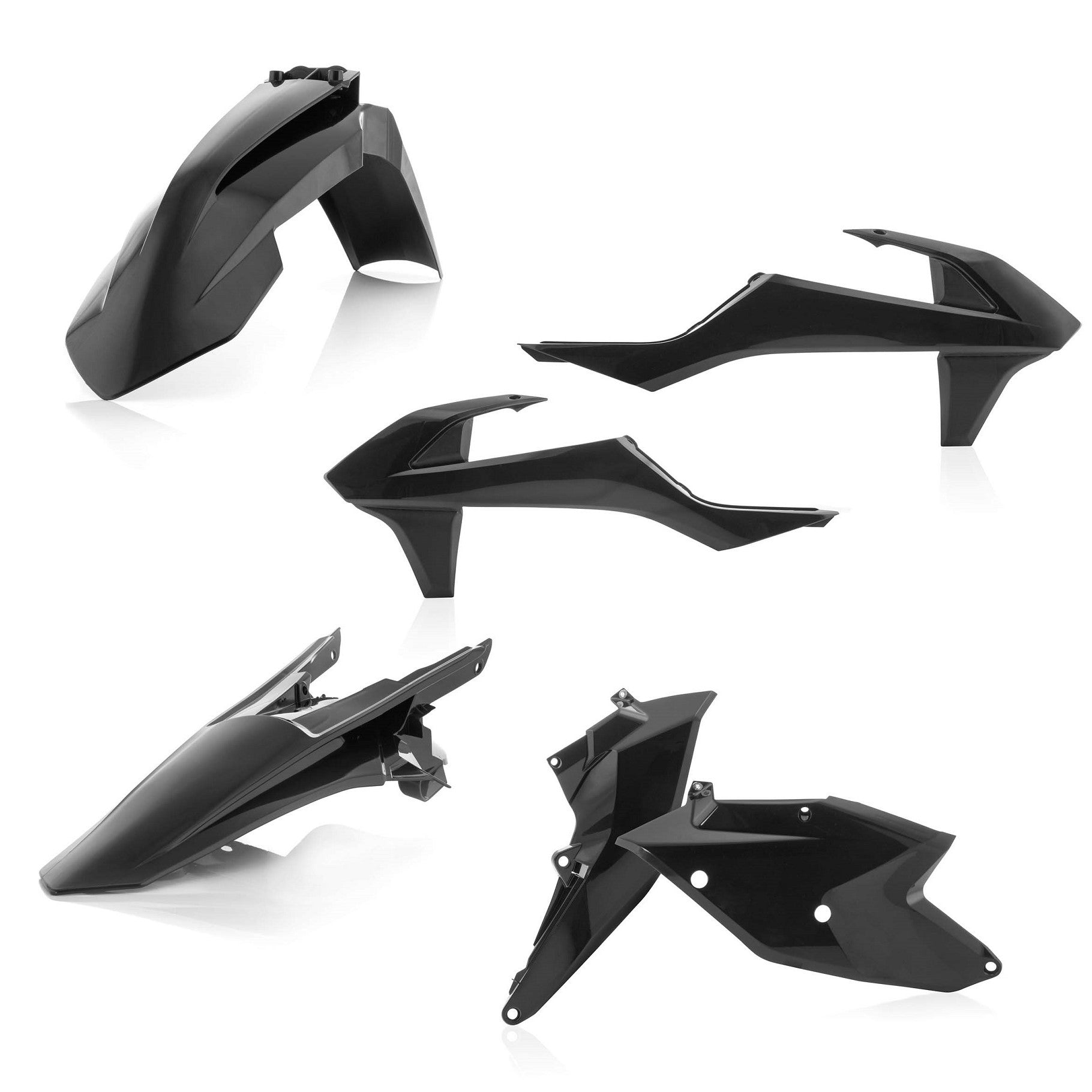 Acerbis Plastik Kit passend für KTM schwarz / 4tlg.