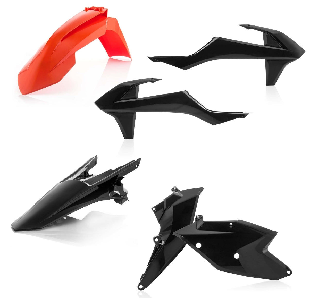Acerbis Plastik Kit passend für KTM schwarz-orange16 / 4tlg.