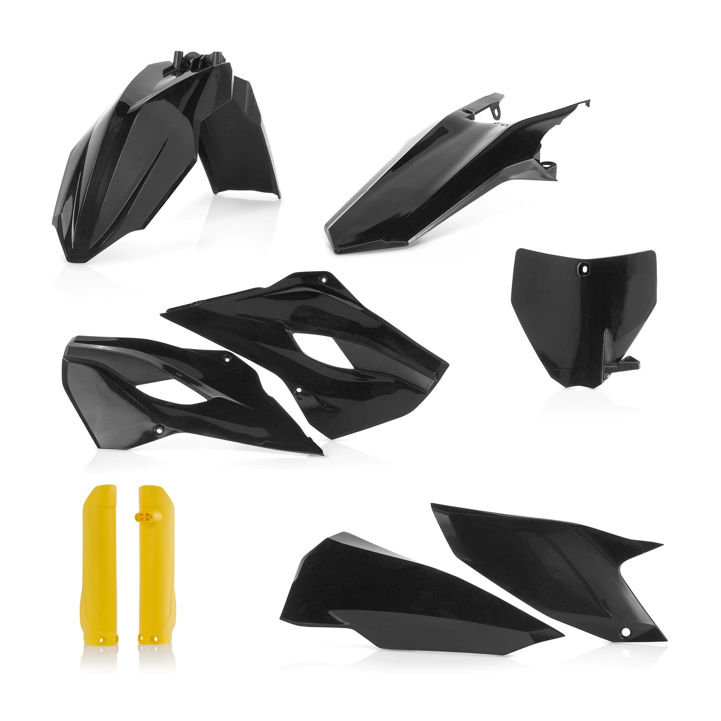 Acerbis Plastik Full Kit passend für Husqvarna schwarz-gelb / 6tlg.