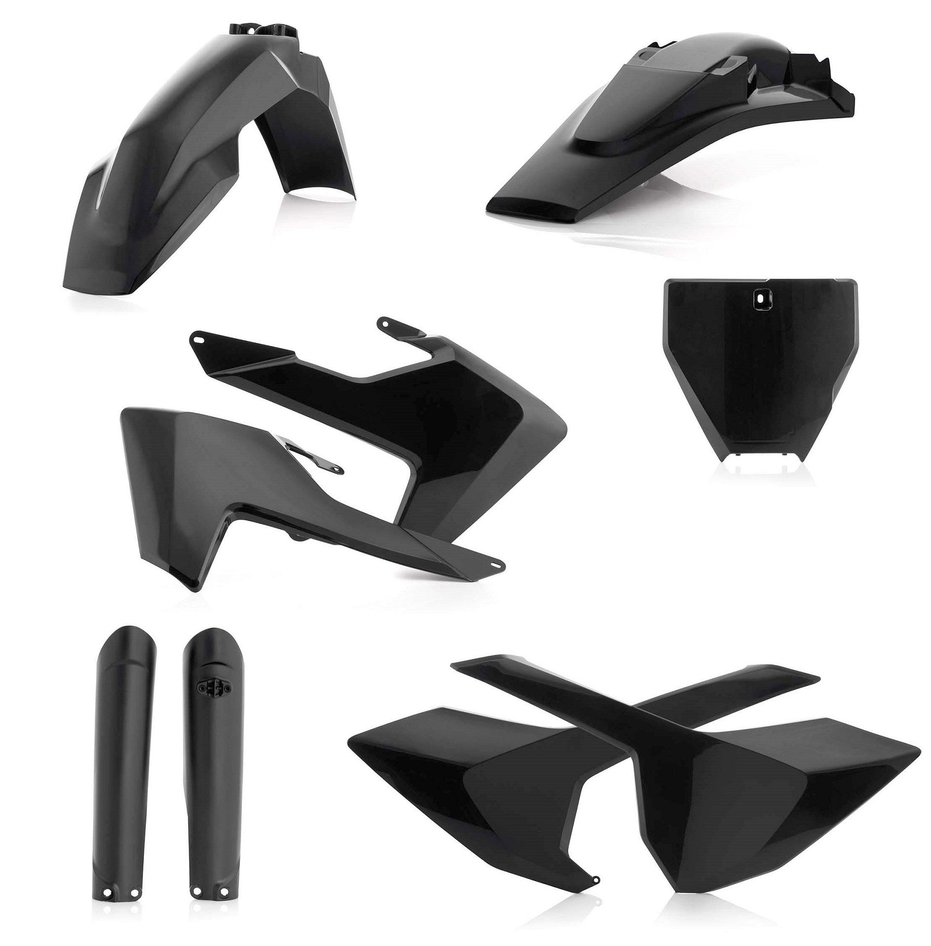 Acerbis Plastik Full Kit passend für Husqvarna schwarz / 6tlg.