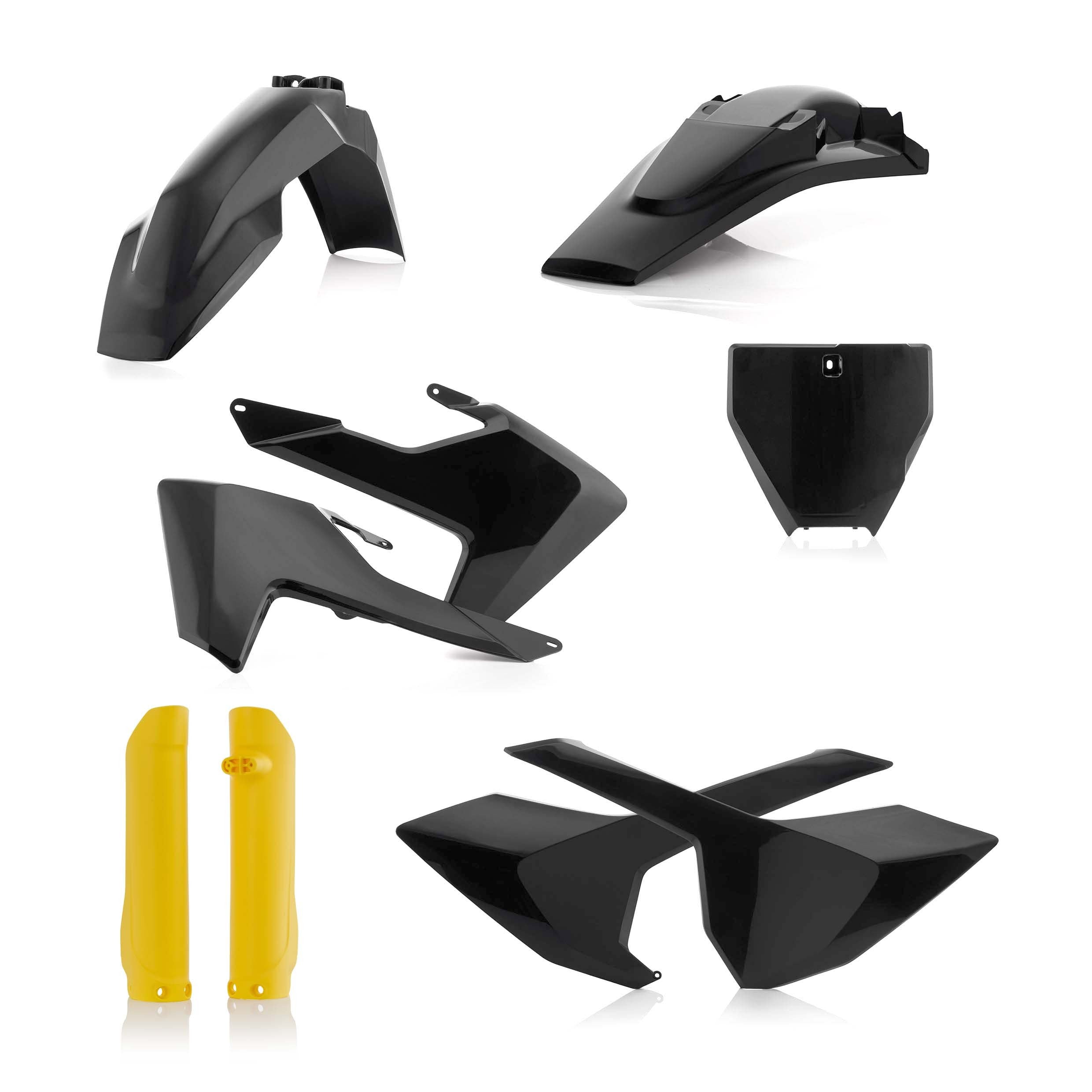 Acerbis Plastik Full Kit passend für Husqvarna schwarz-gelb / 6tlg.