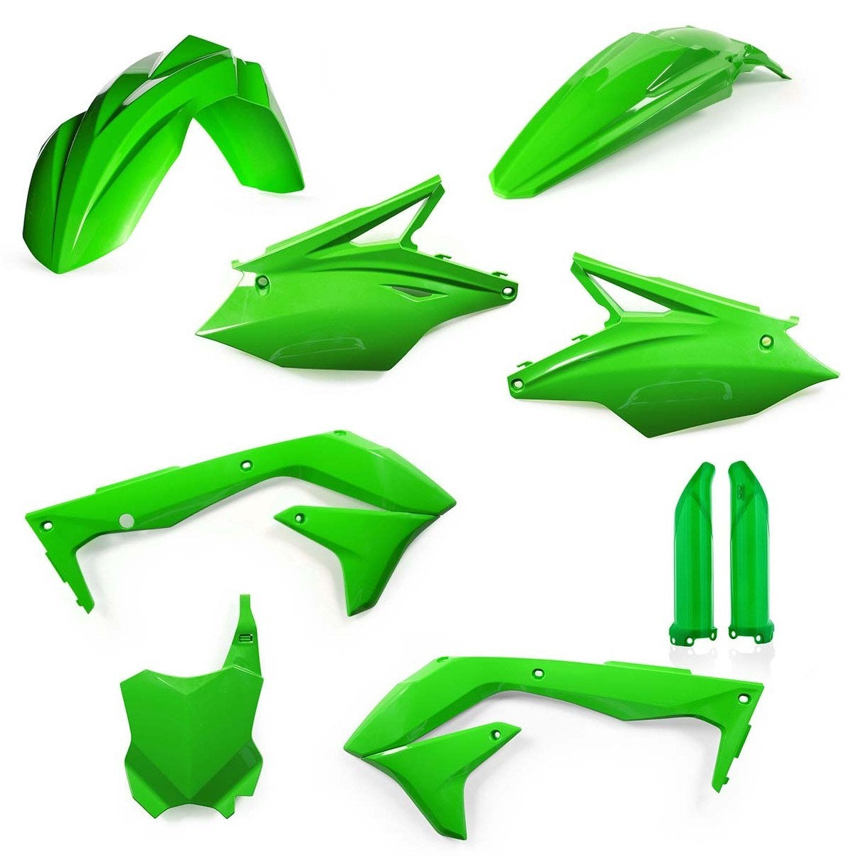 Acerbis Plastik Full Kit passend für Kawasaki grün / 6tlg.