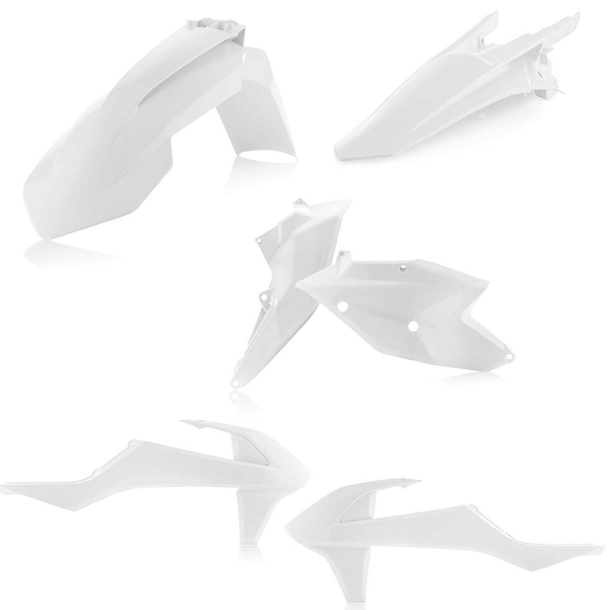 Acerbis Plastik Kit passend für KTM weiß / 4tlg.
