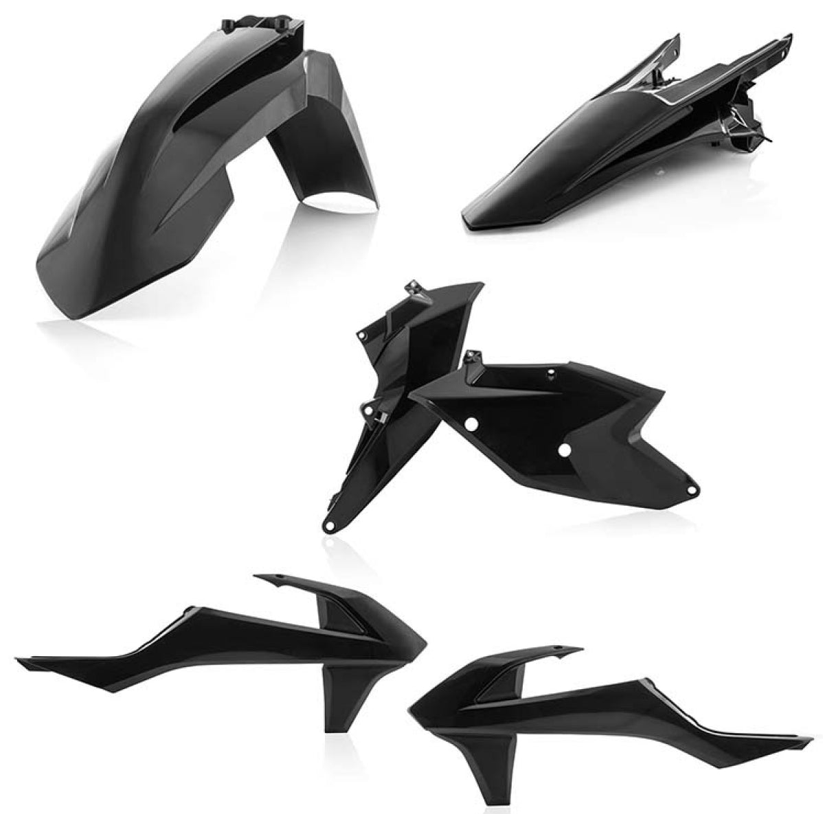 Acerbis Plastik Kit passend für KTM schwarz / 4tlg.