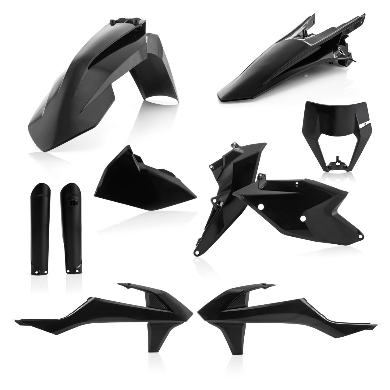 Acerbis Plastik Full Kit passend für KTM schwarz / 6tlg.