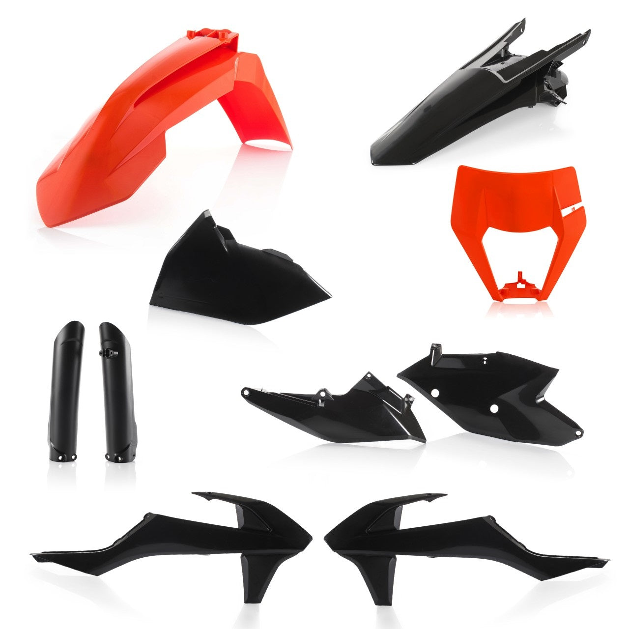 Acerbis Plastik Full Kit passend für KTM schwarz-orange / 6tlg.